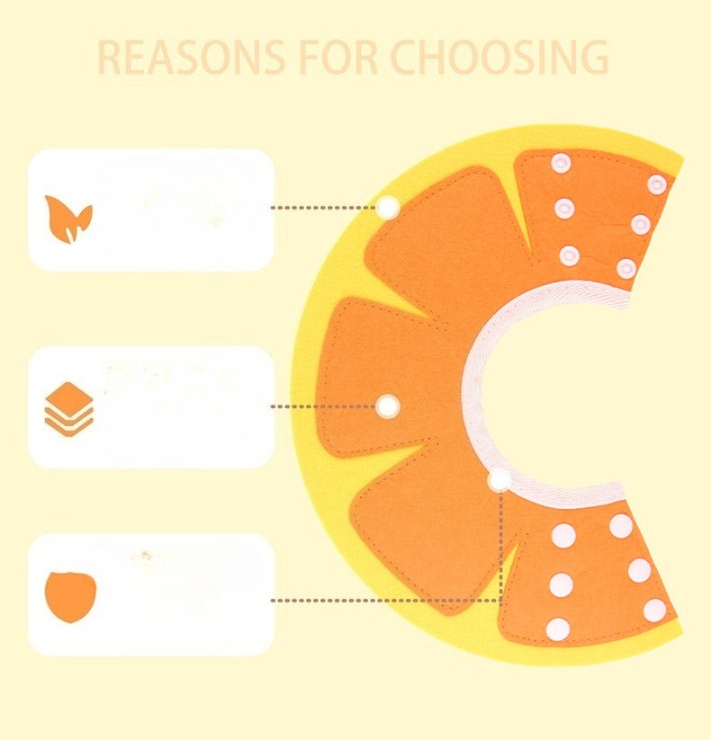 Miniatyrbild: Mjuk skyddskrage för katt – söt design mot slickning och bitning