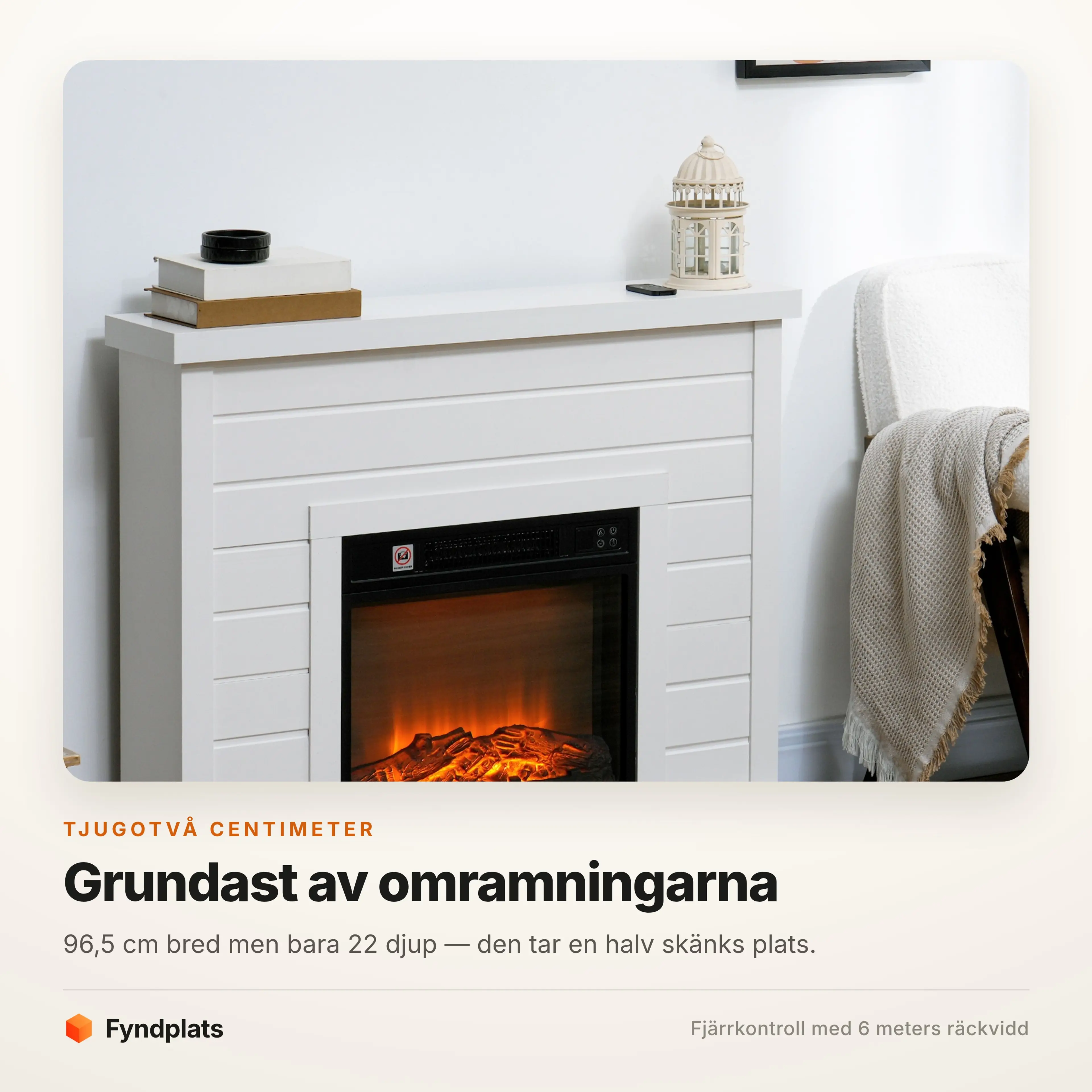 Bara 22 centimeter djup