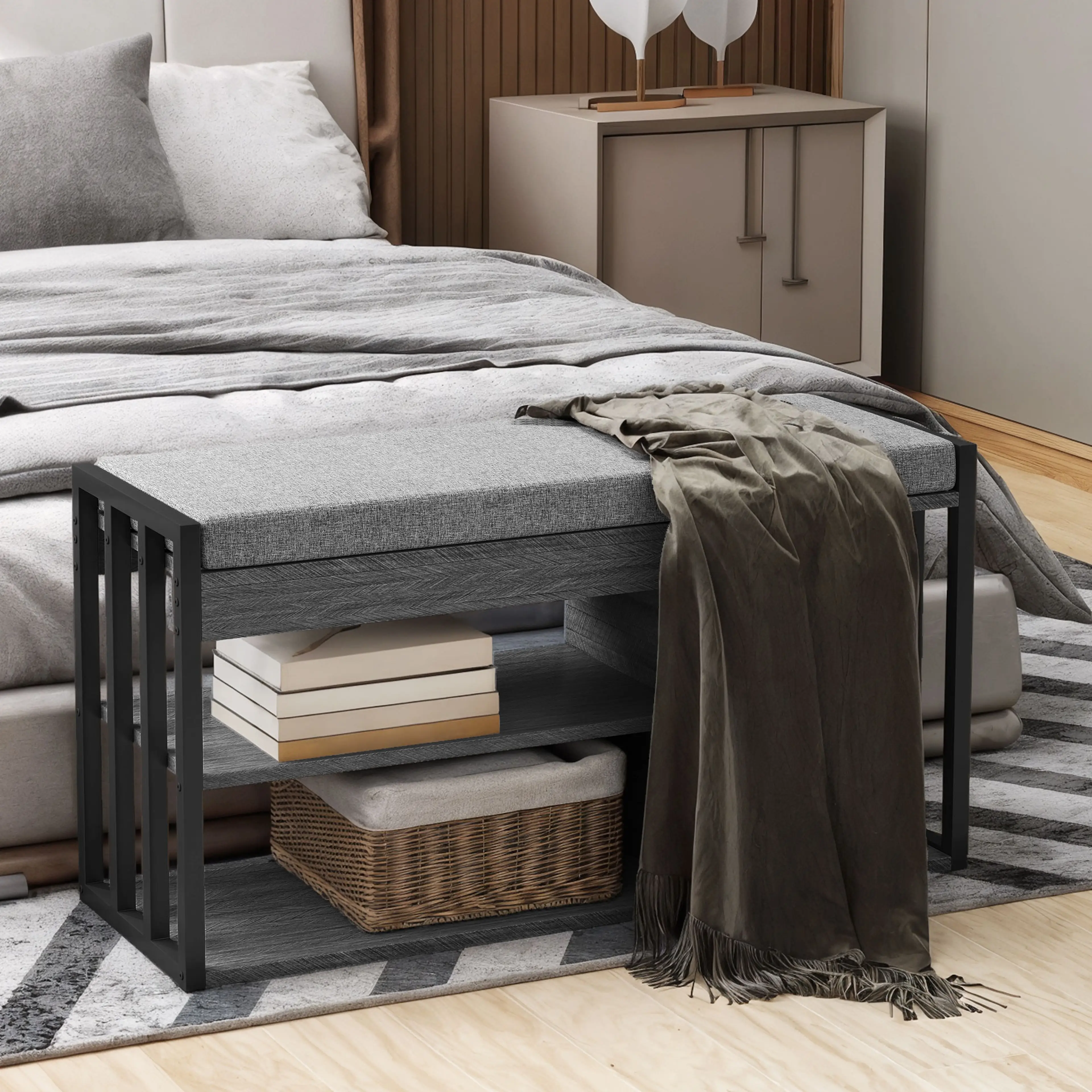 Skoställ med sittbänk 86 cm – bild 5