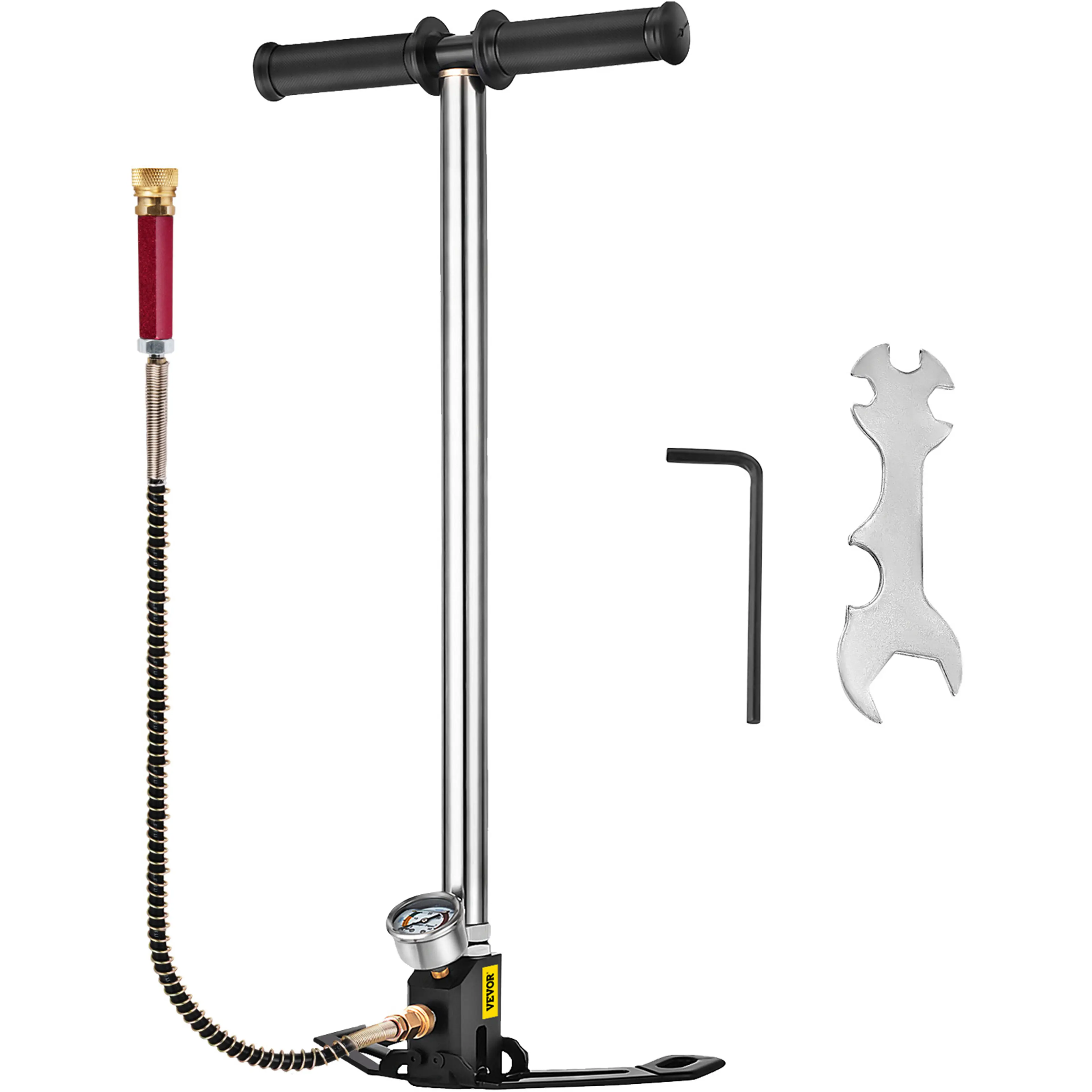 PCP handpump för luftgevär, 4500 psi – 3-stegs högtryckspump