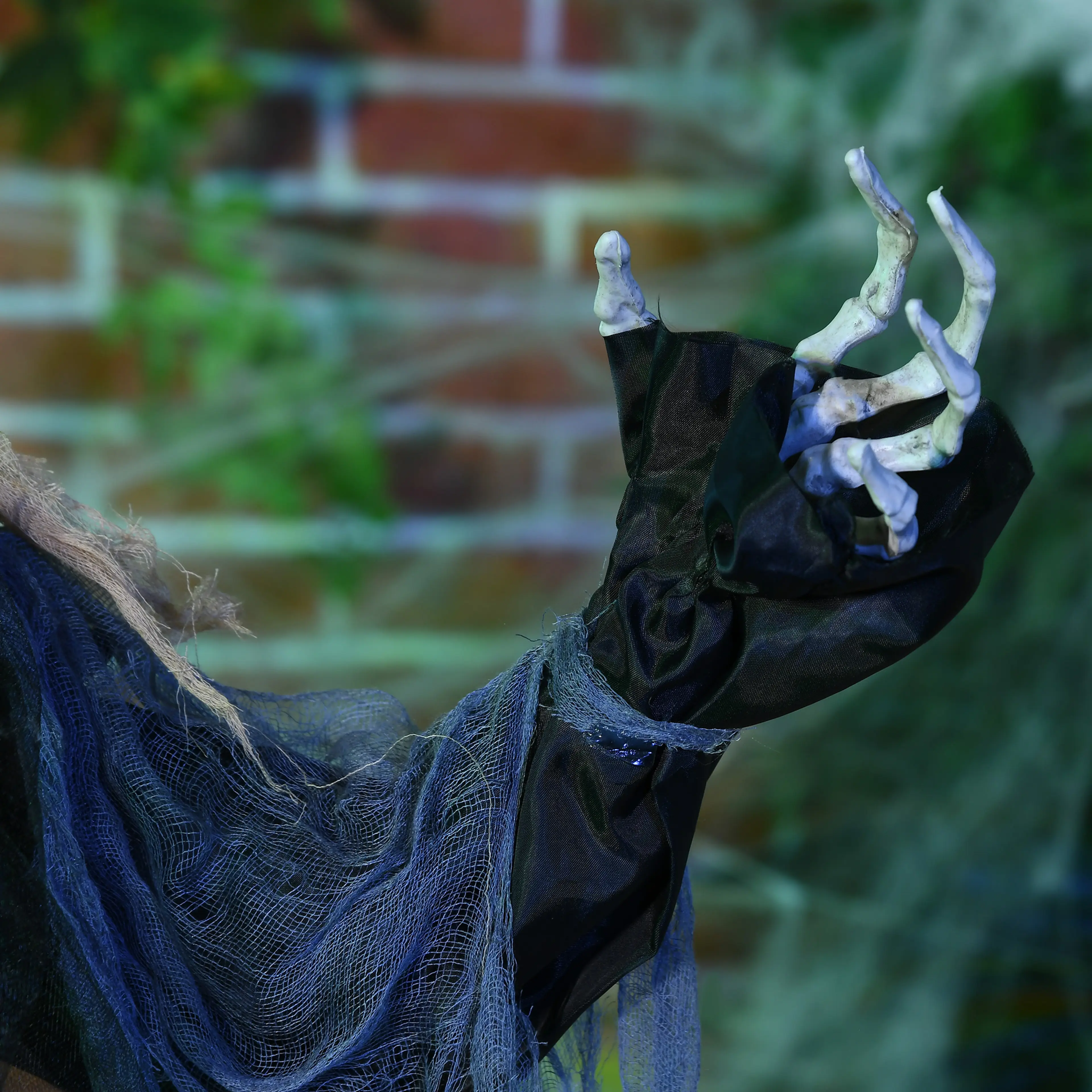 Animerat halloweenspöke 178 cm som vrider huvudet och vinkar – bild 5