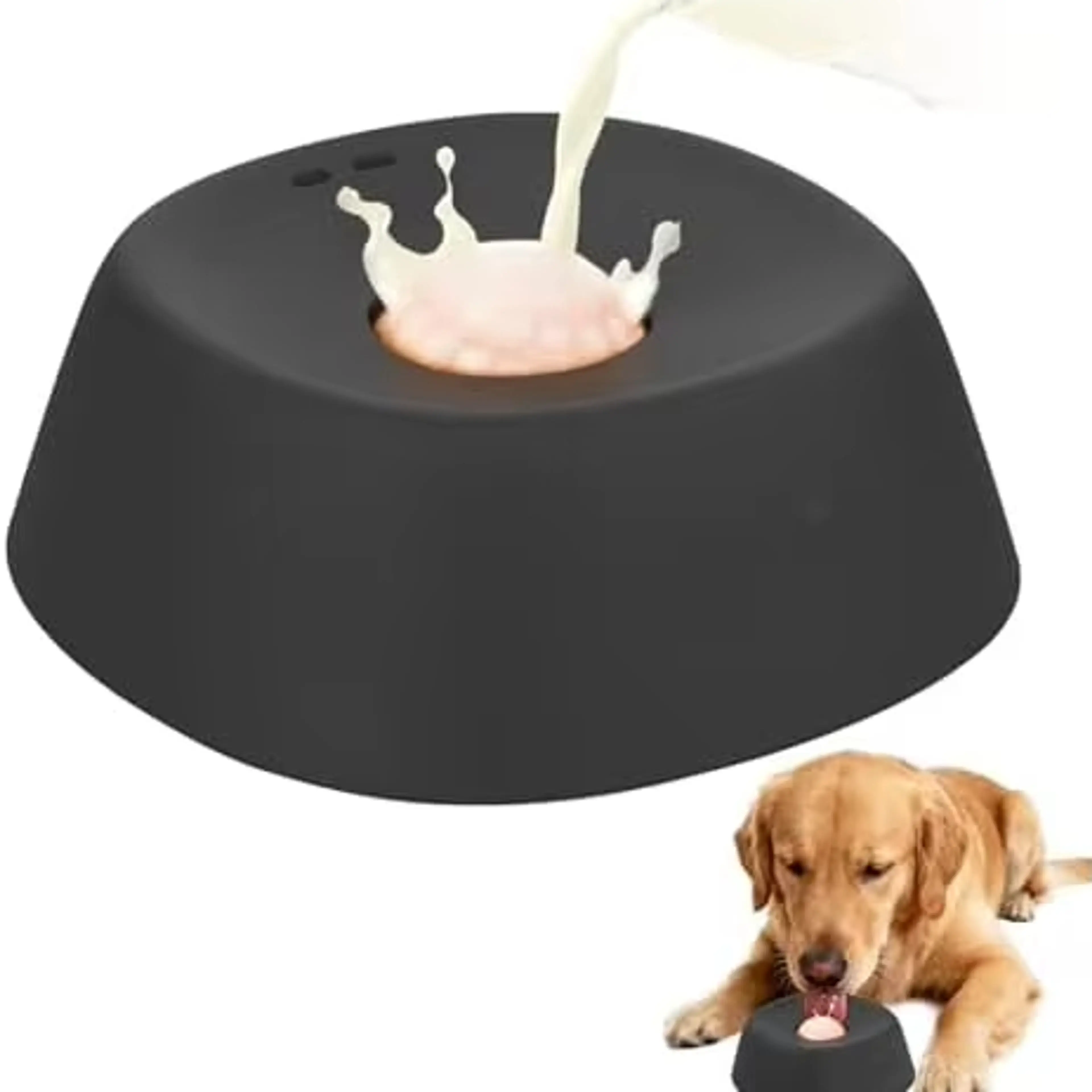 Långsam hundskål med roterande boll – mot snabbätning