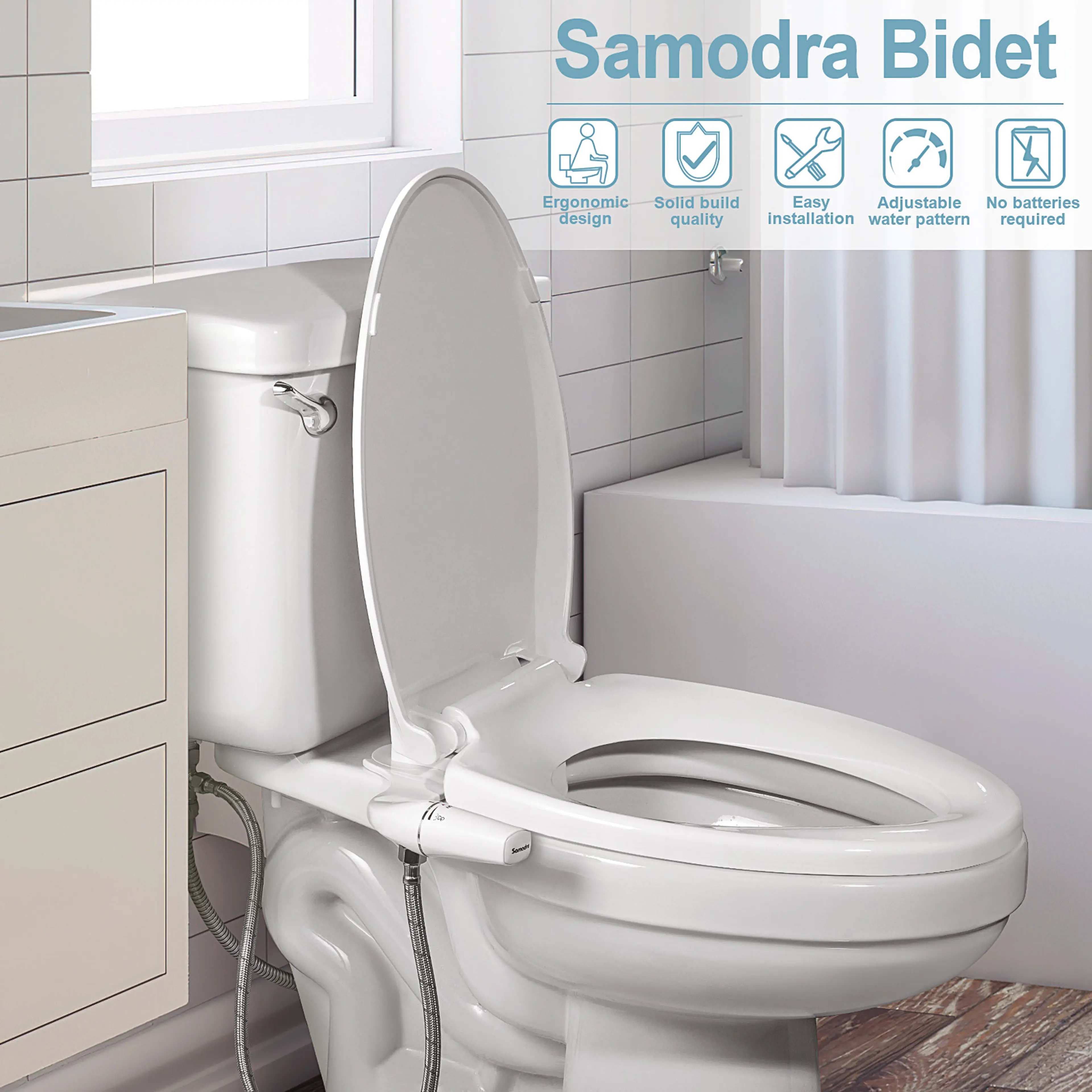Bidédusch för Toaletten – Slim Toalettsits-tillsats