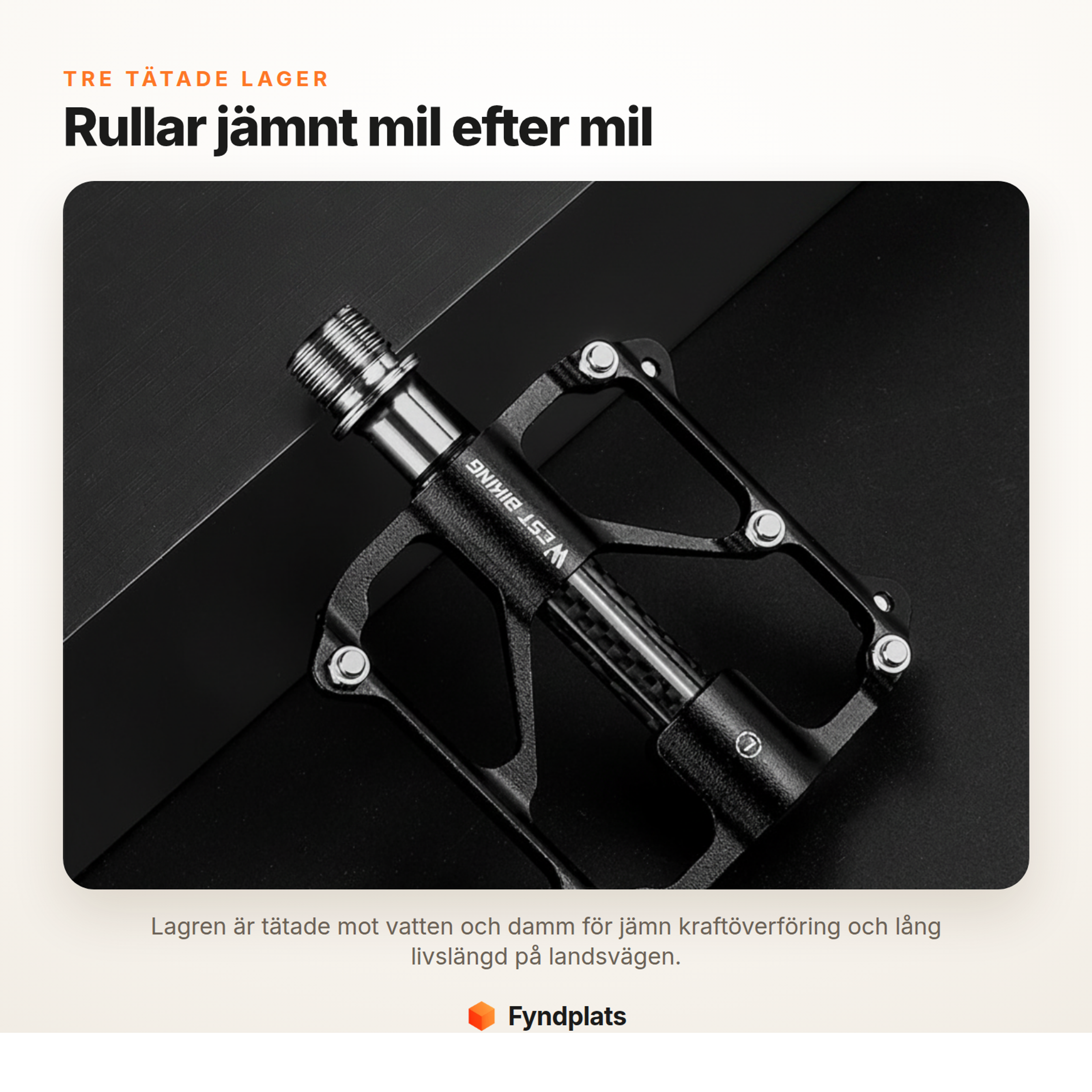Fyndplats-kort: tre tätade lager ger jämn kraftöverföring mil efter mil