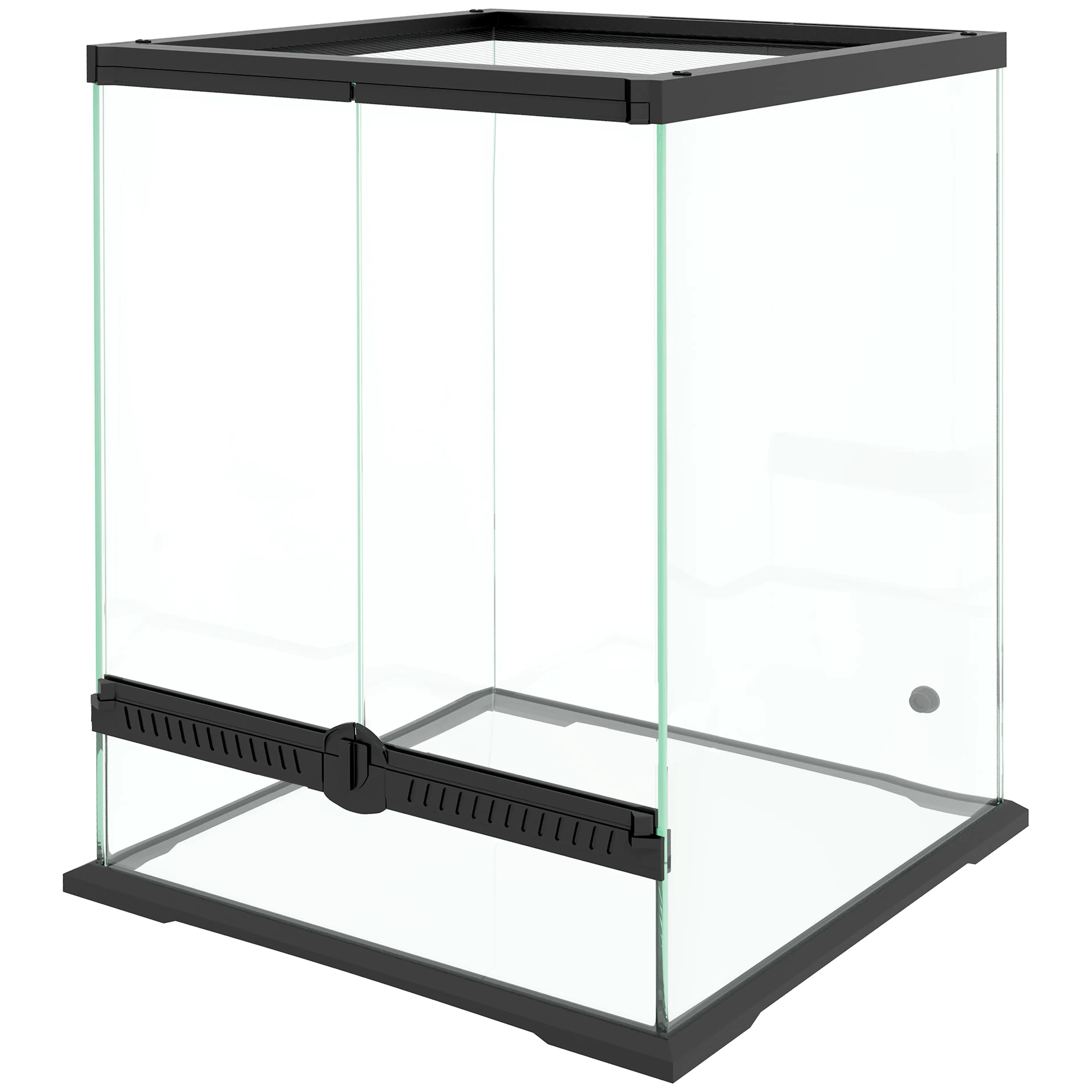 Högt glasterrarium 45 × 45 × 60 cm, 120 liter med lås