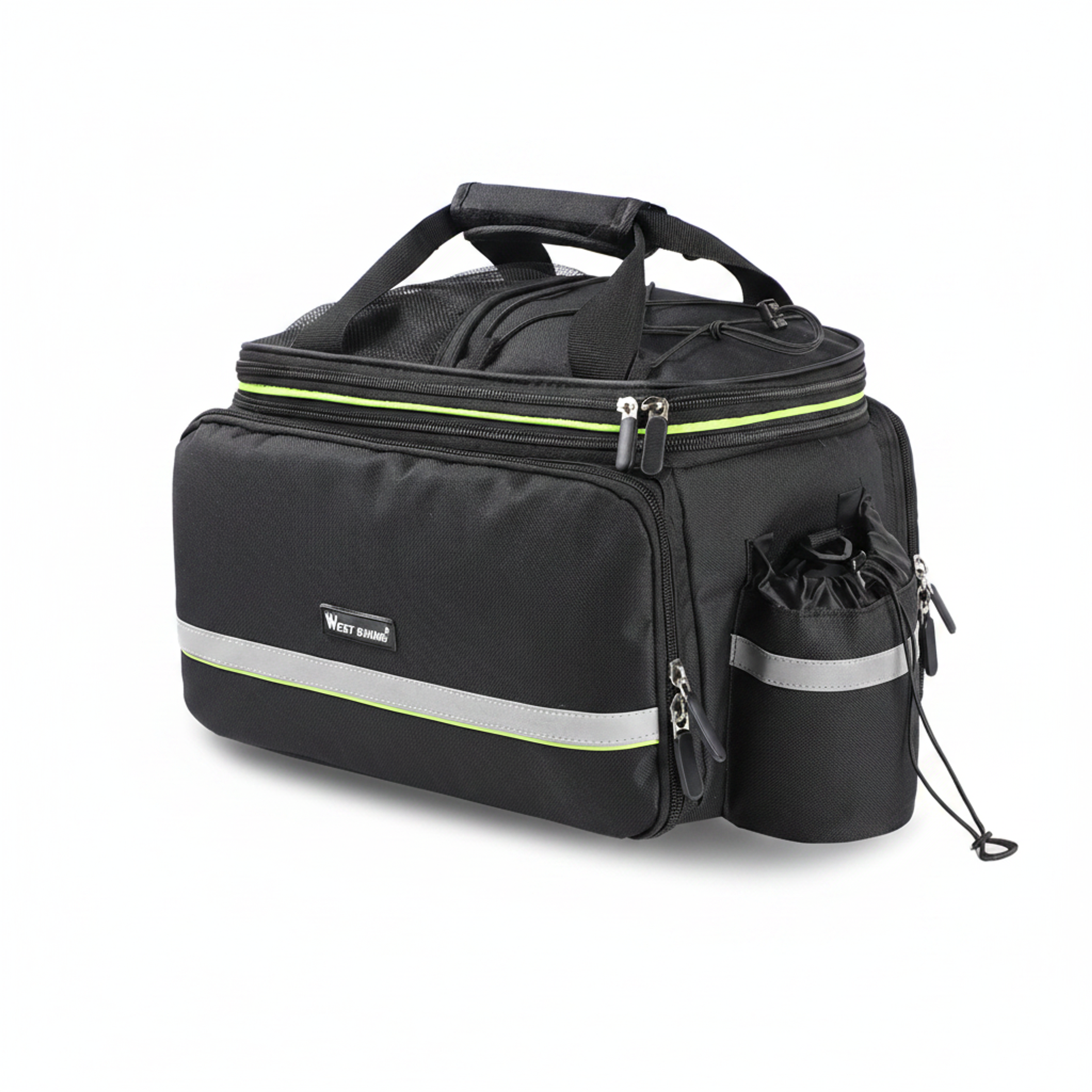 Pakethållarväska 3-i-1 20-35L med regnskydd – WEST BIKING
