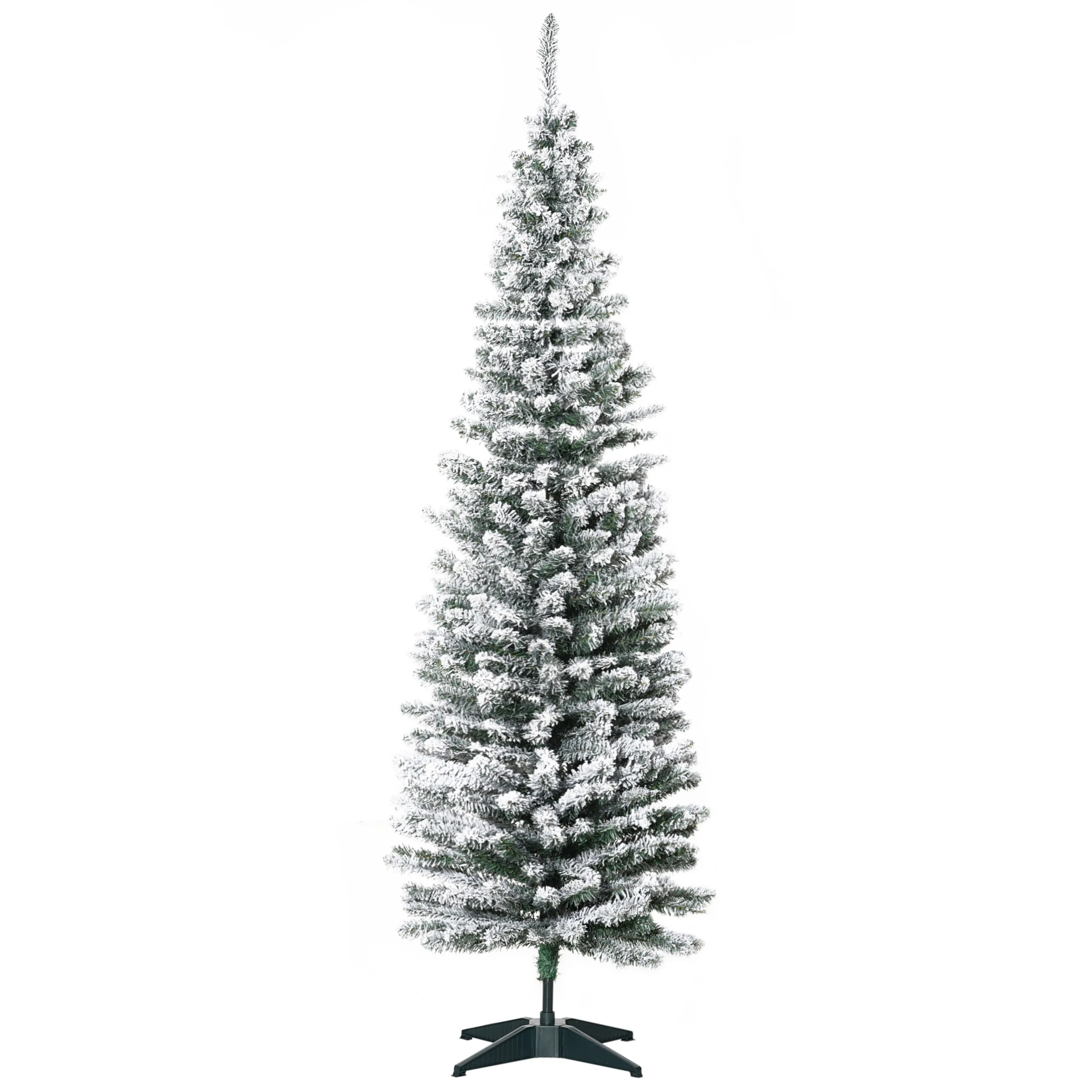 Smal snögran 180 cm – bara 55 cm bred, 390 grenar