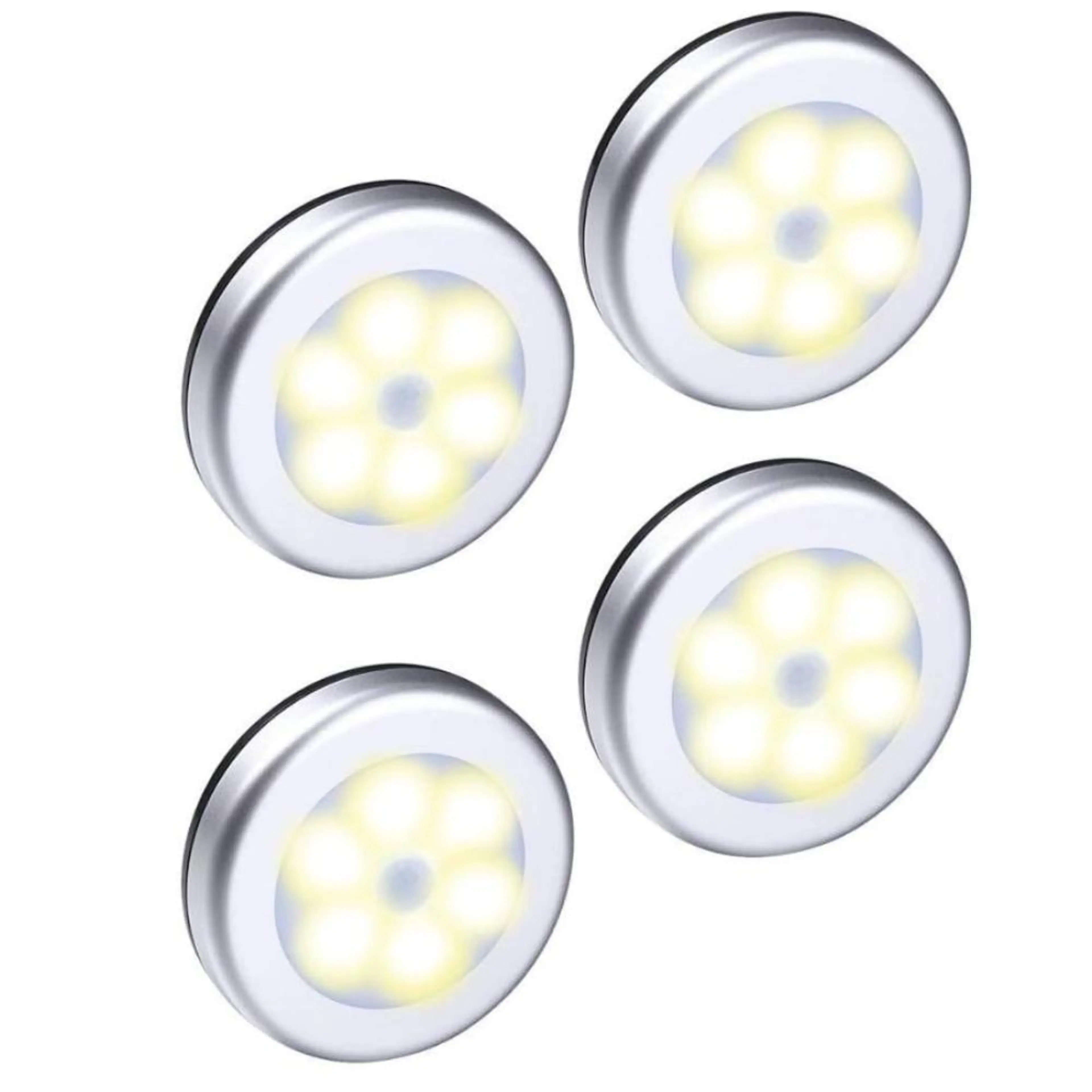 Trådlös LED-nattlampa med rörelsesensor – batteridriven pucklampa