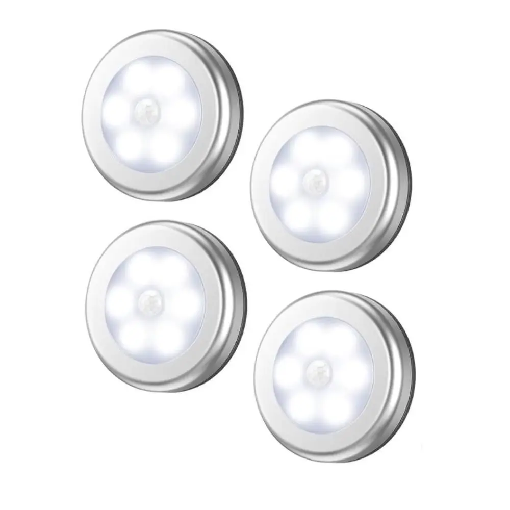 Trådlös LED-nattlampa med rörelsesensor – batteridriven pucklampa