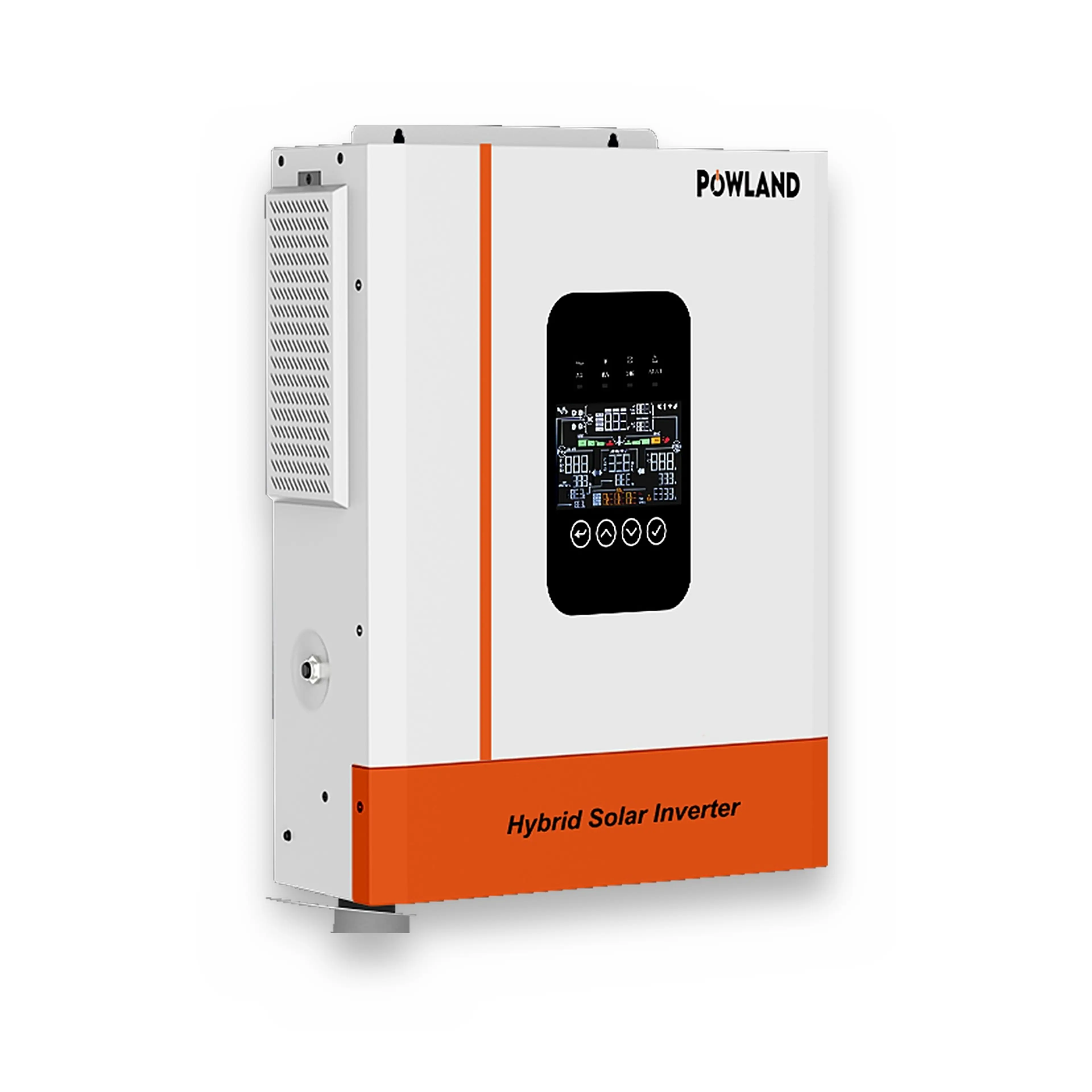 Hybridväxelriktare för solel 5–12 kW – MPPT, 230 V och wifi