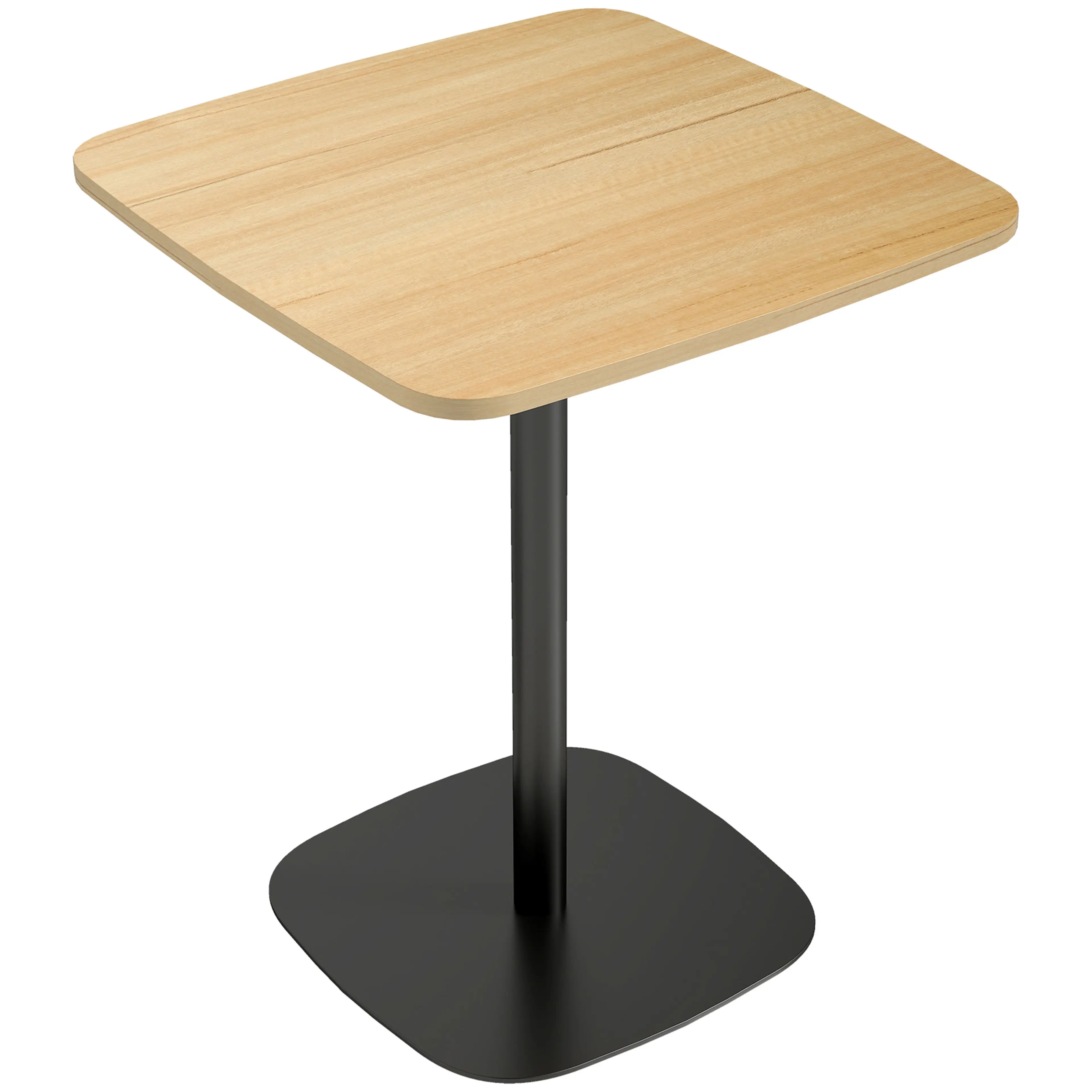 Litet matbord 60 × 60 cm med pelarfot