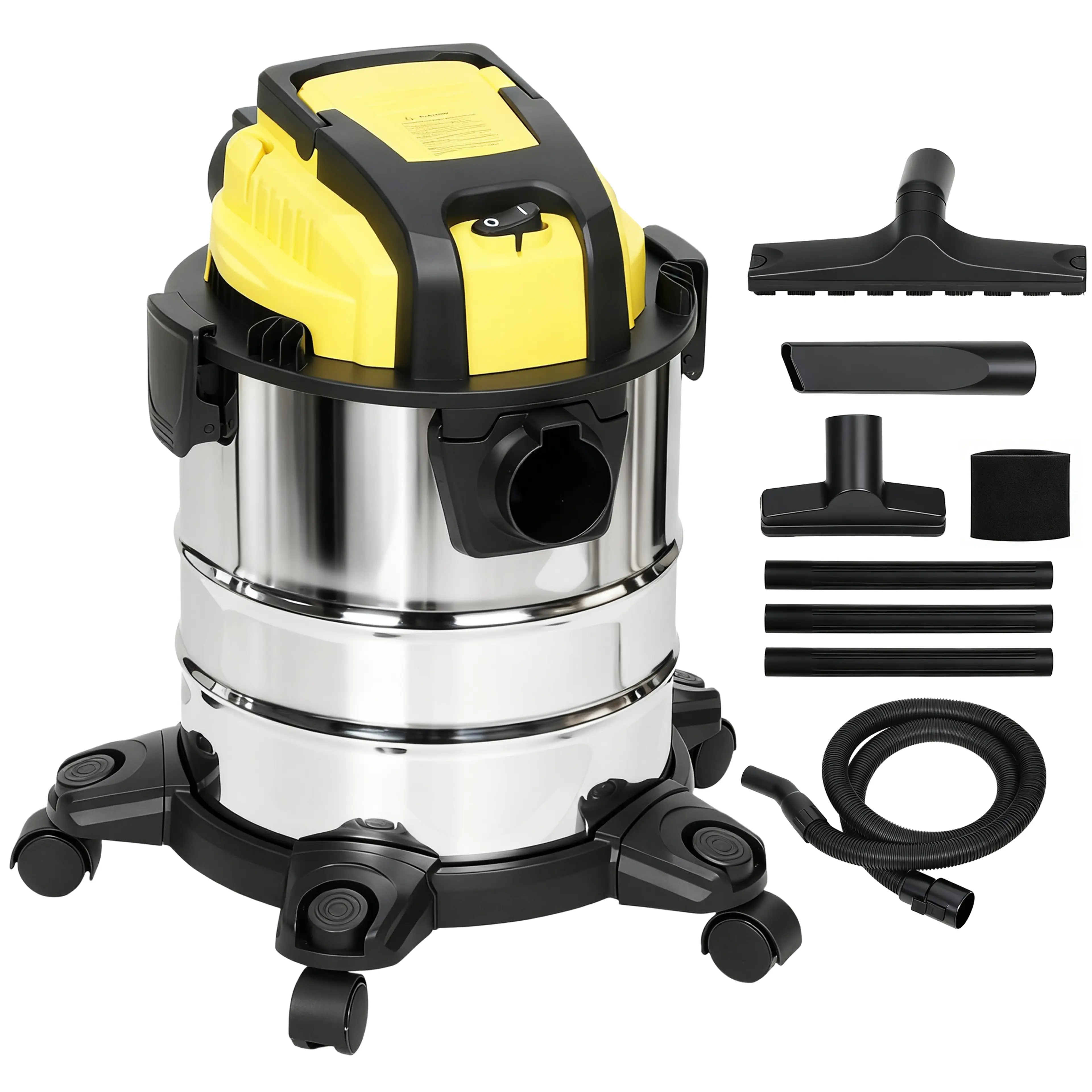 Våt- och torrdammsugare 1200W 3-i-1 med blåsfunktion, 20 L