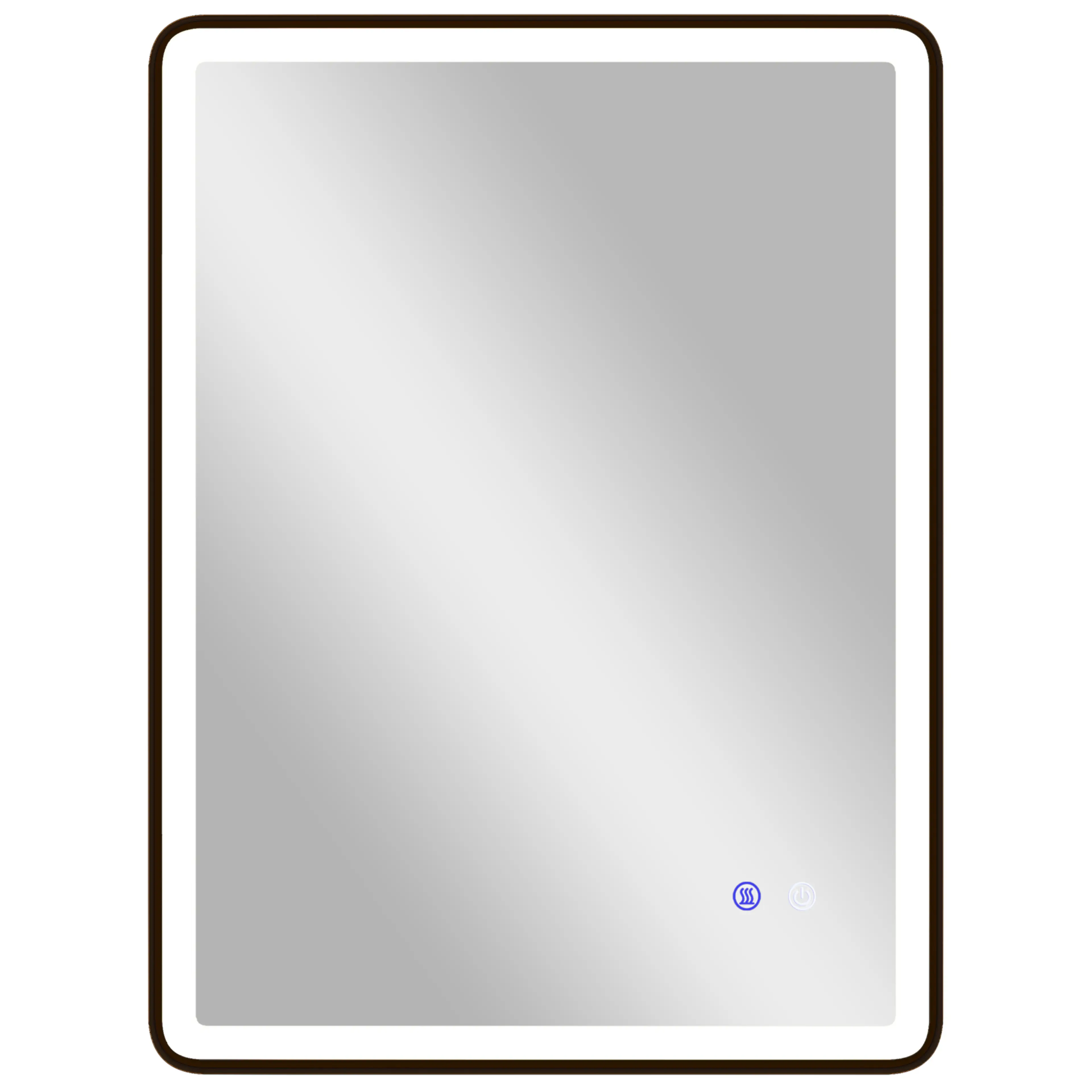 Sminkspegel LED 80 × 60 cm med antiimma