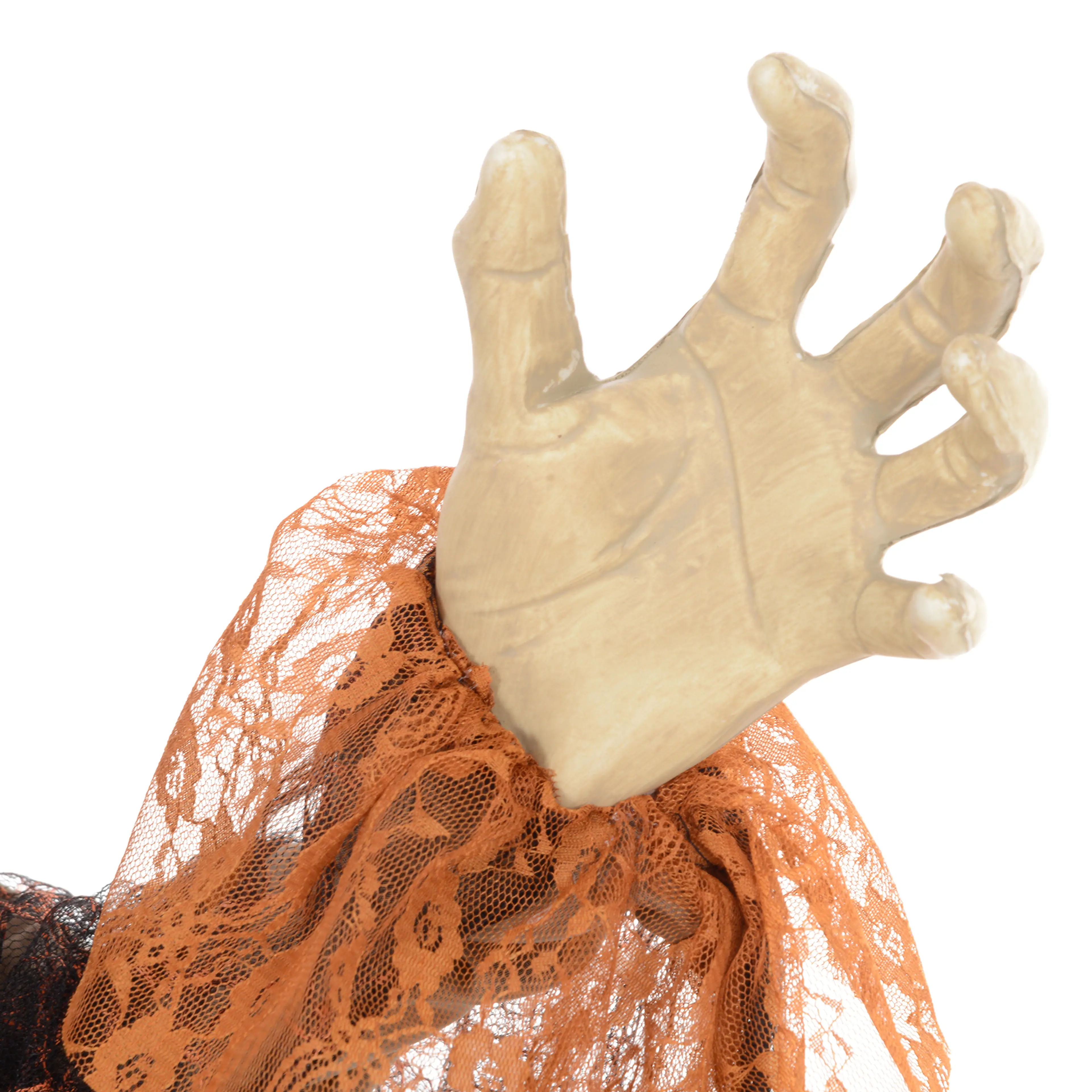 Animerad halloweenhäxa 183 cm med lysande trolldryck – bild 4