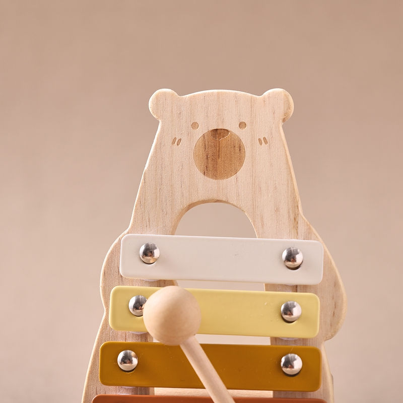 Miniatyrbild: Montessori Musikset i Trä – 5-delars pedagogiskt instrumentset för barn
