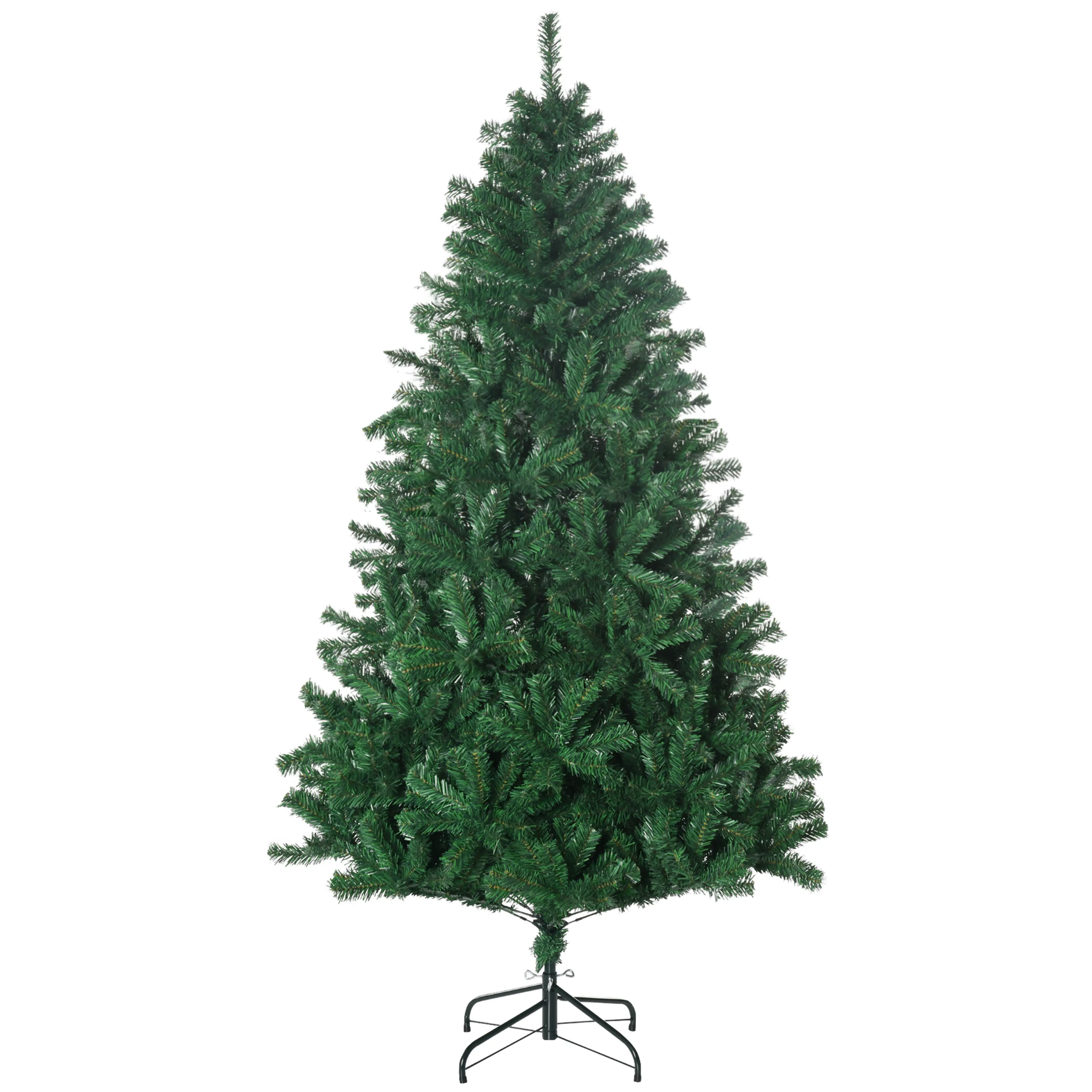 Konstgjord julgran 180 cm med metallfot