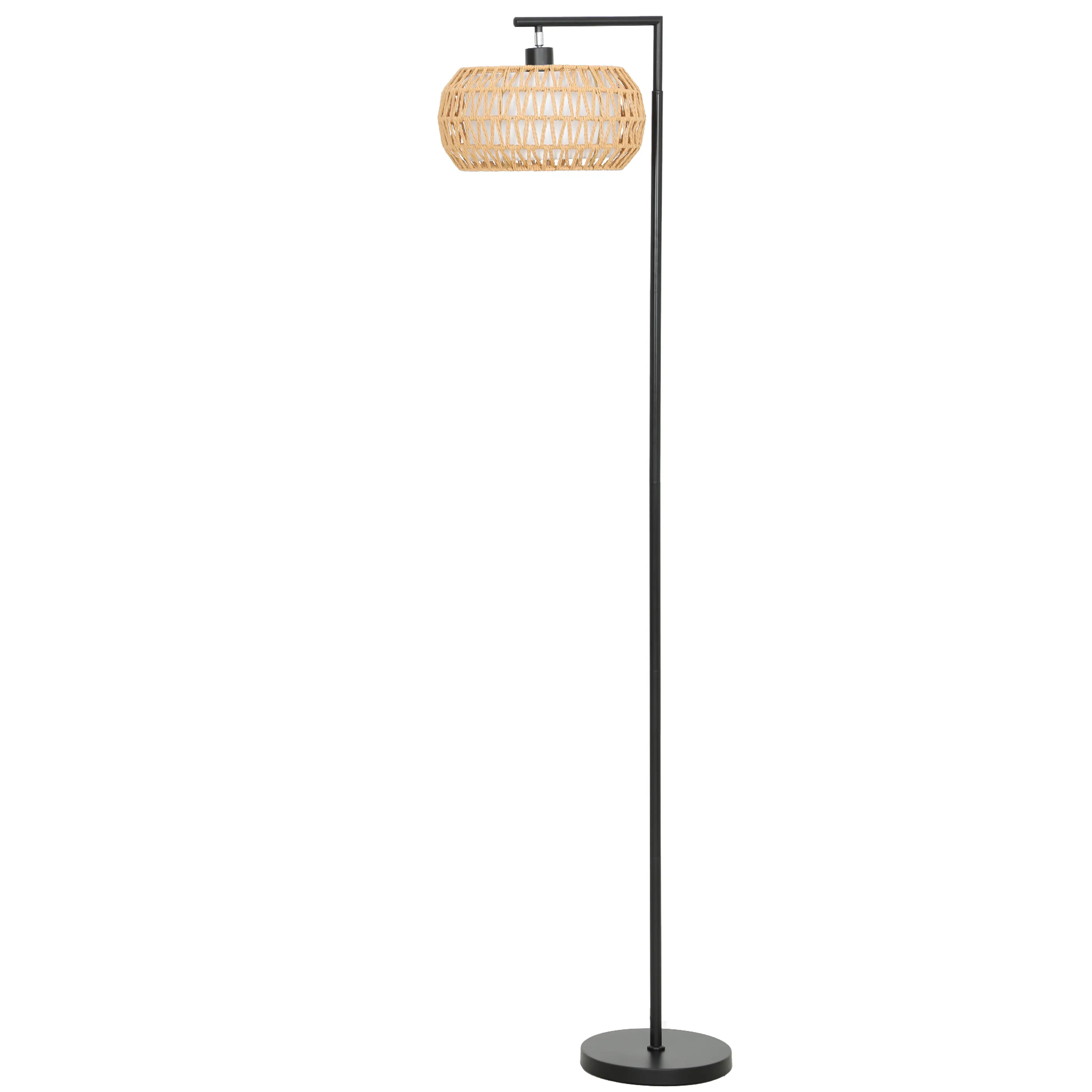 LED-golvlampa 170 cm dimbar – 3000–6500 K, fjärrkontroll och timer