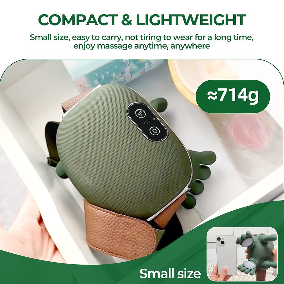 Miniatyrbild: Nackmassageapparat – trådlös nack- och axelmassager med värme
