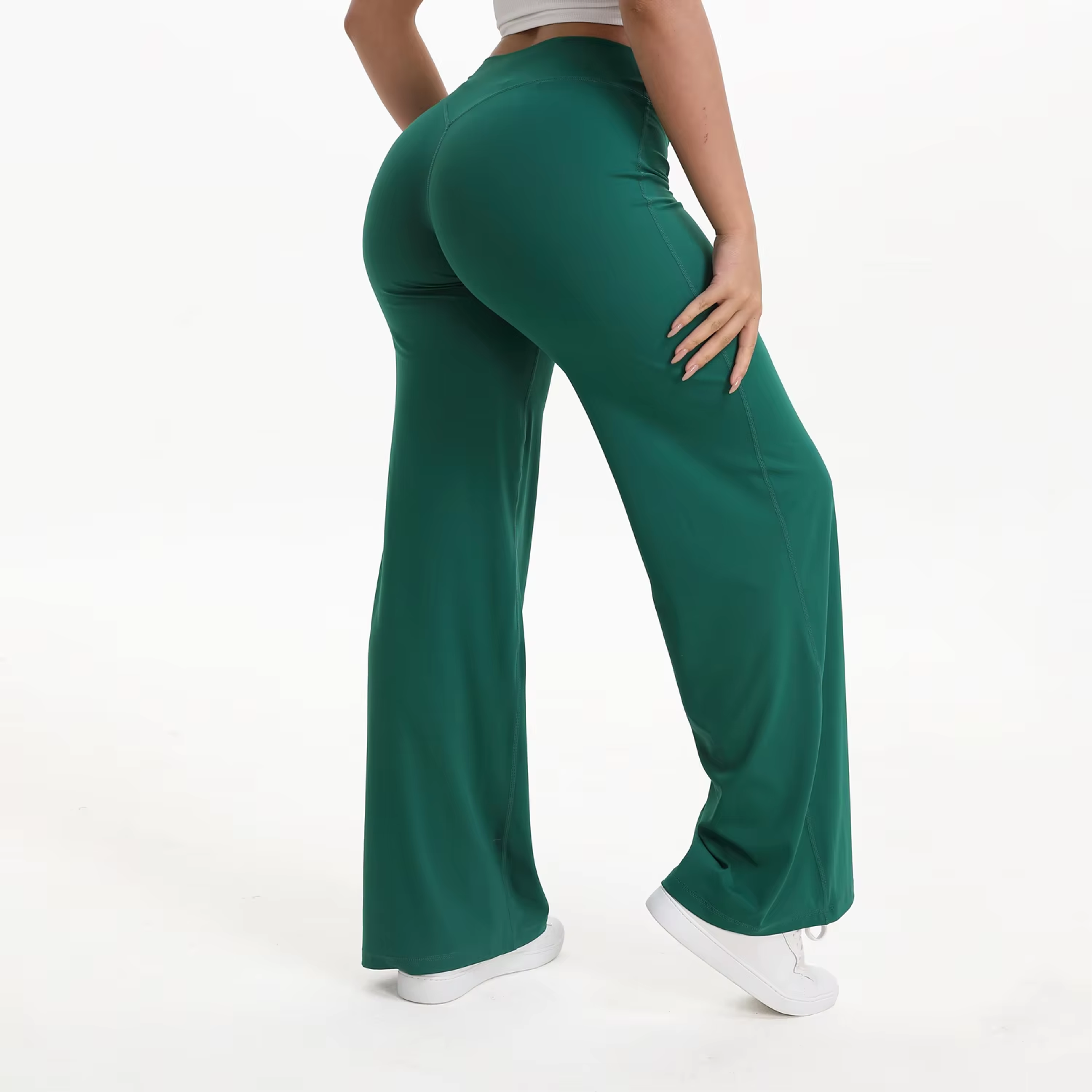 Yogabyxor i skogsgrön