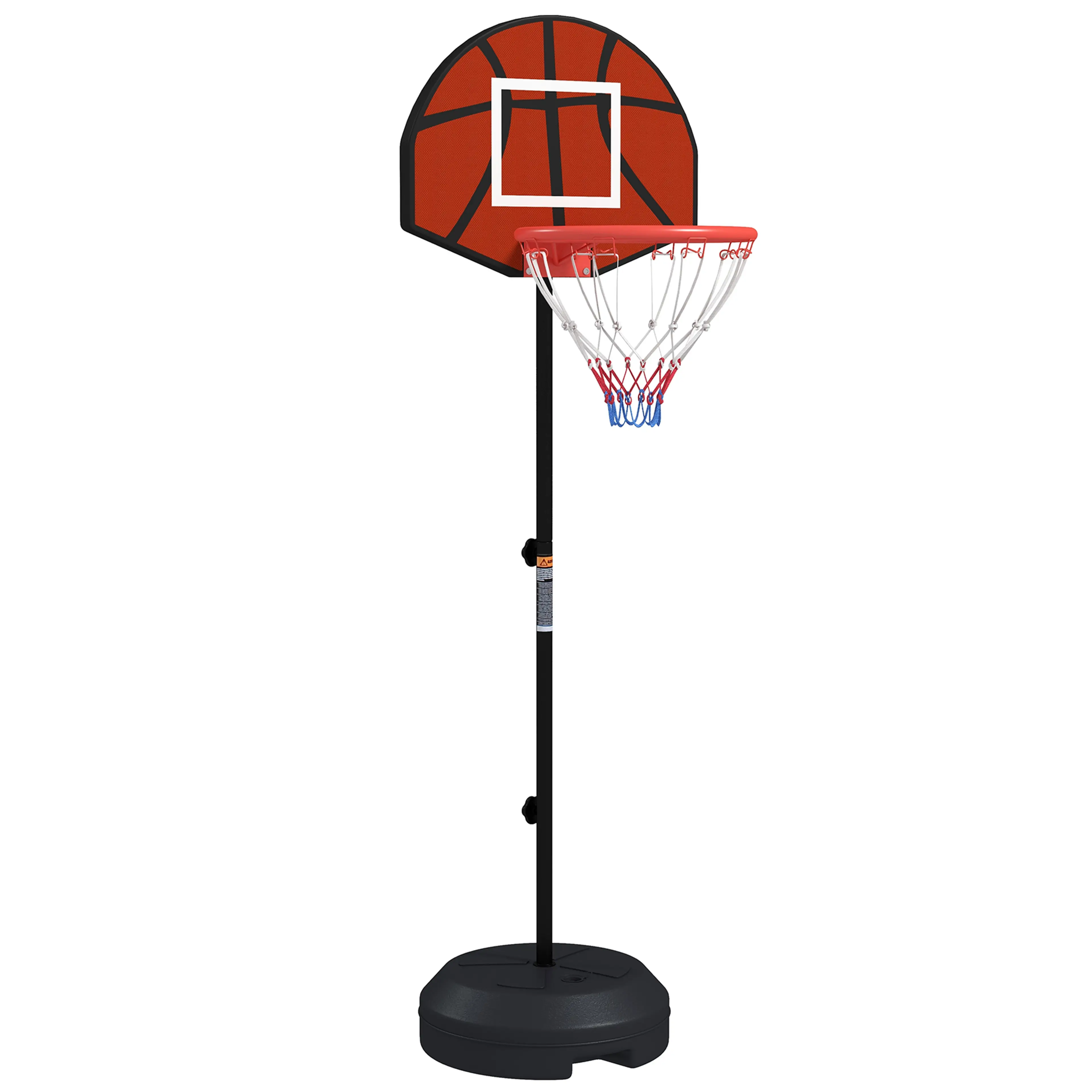 Basketställ med magnetisk darttavla – höjdjusterbart 129–179 cm