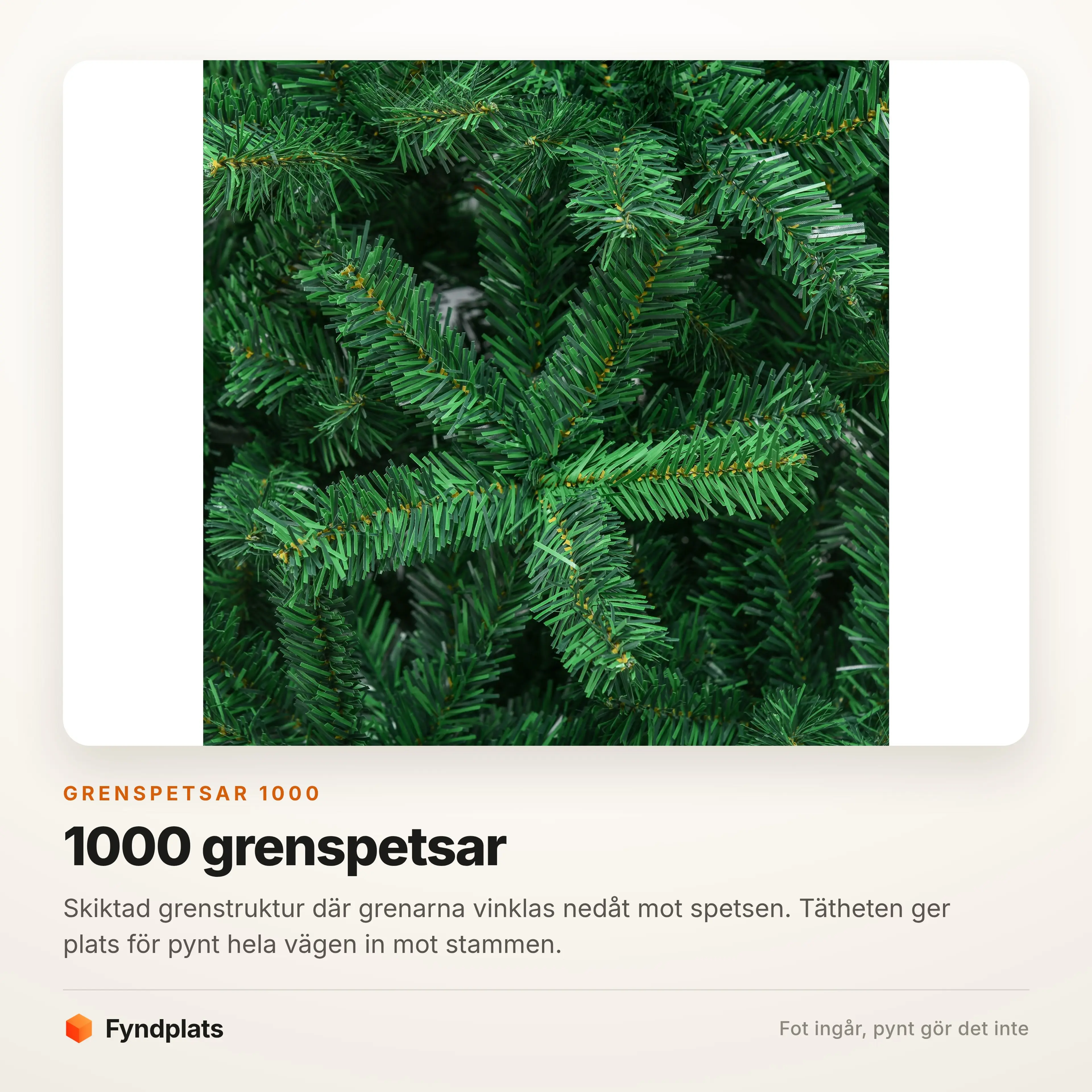 Närbild på det täta grenverket