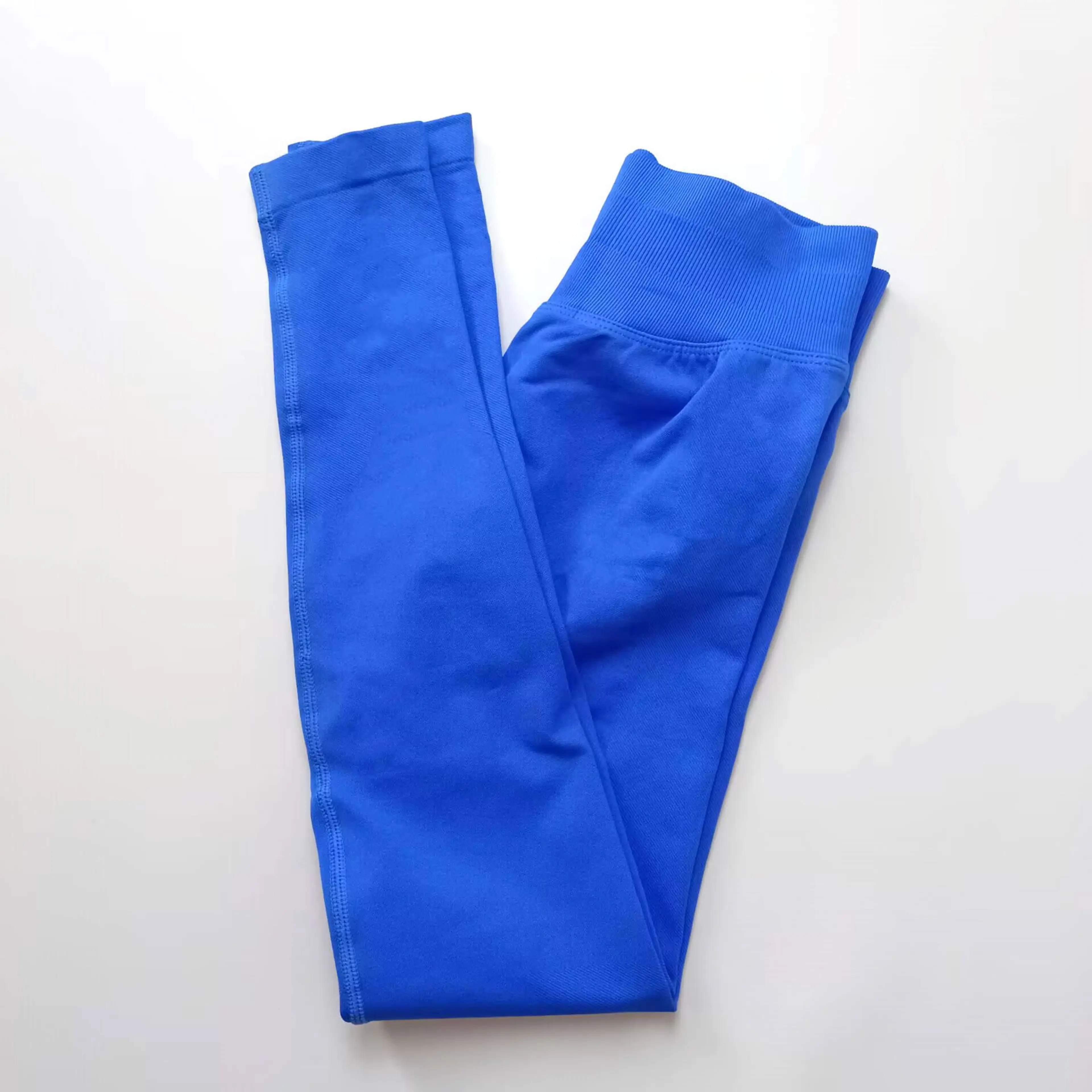 Leggings i elektrisk blå, en klar kungsblå