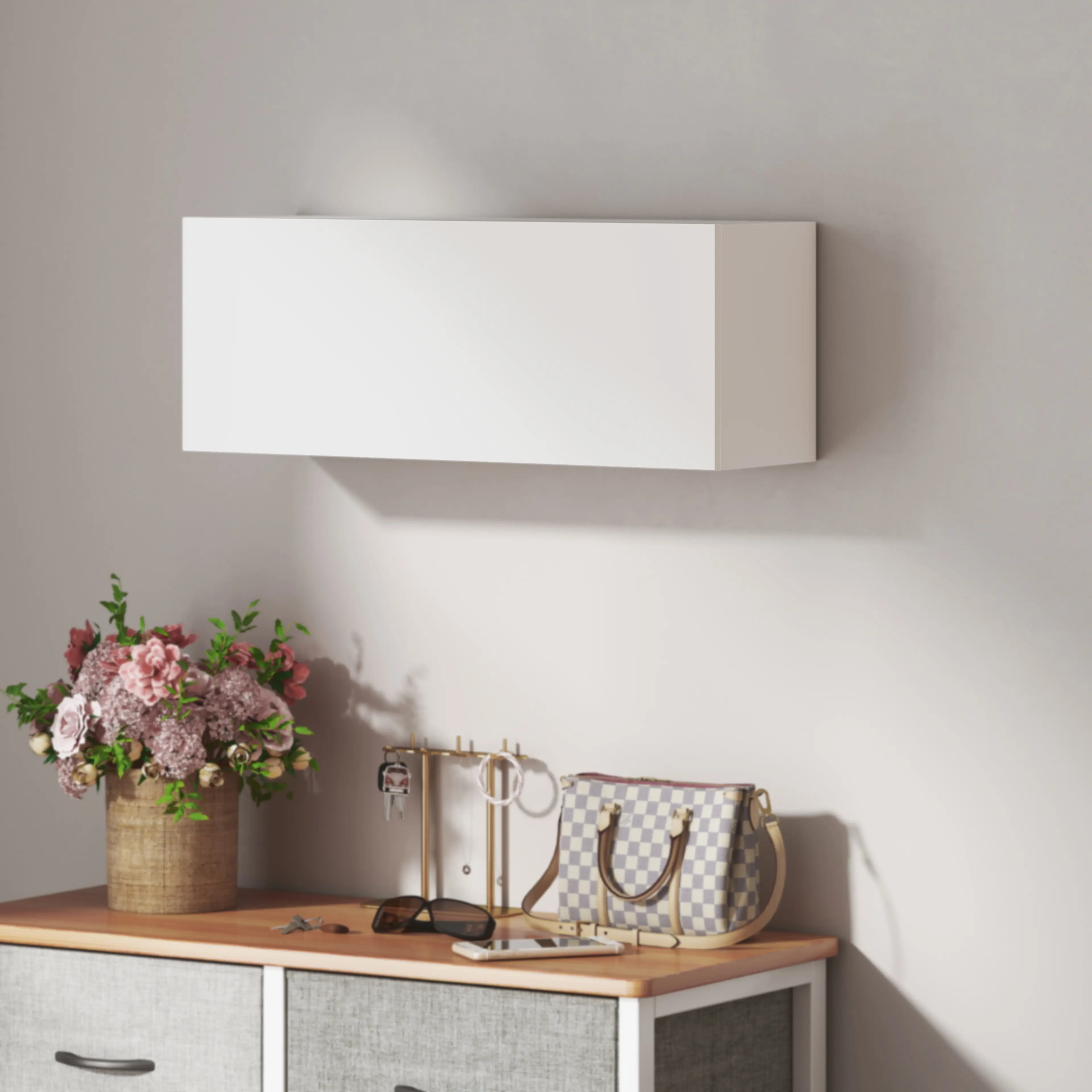 Hängskåp badrum 80 × 30 cm med uppfällbar lucka – bild 5