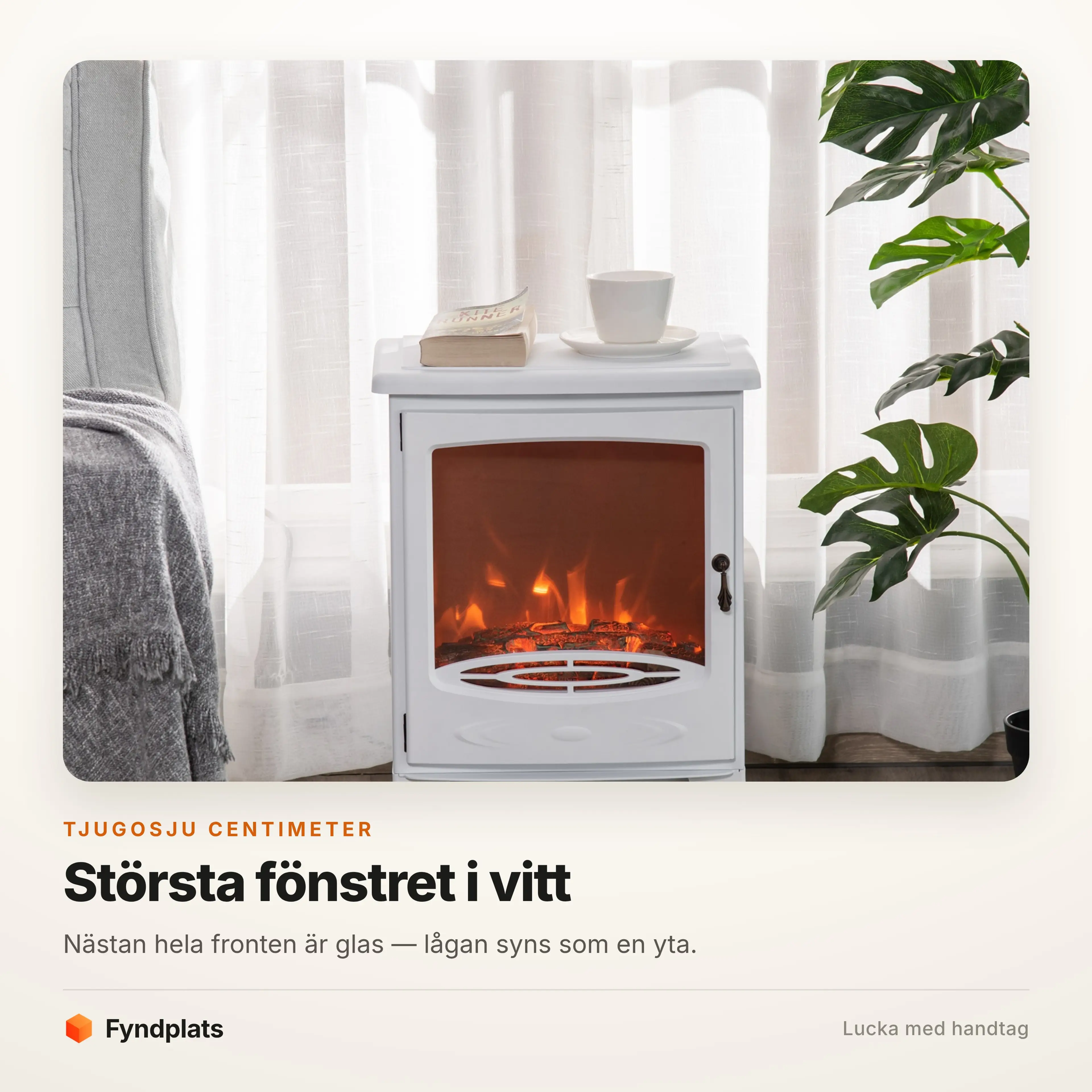 Nästan hela fronten är glas