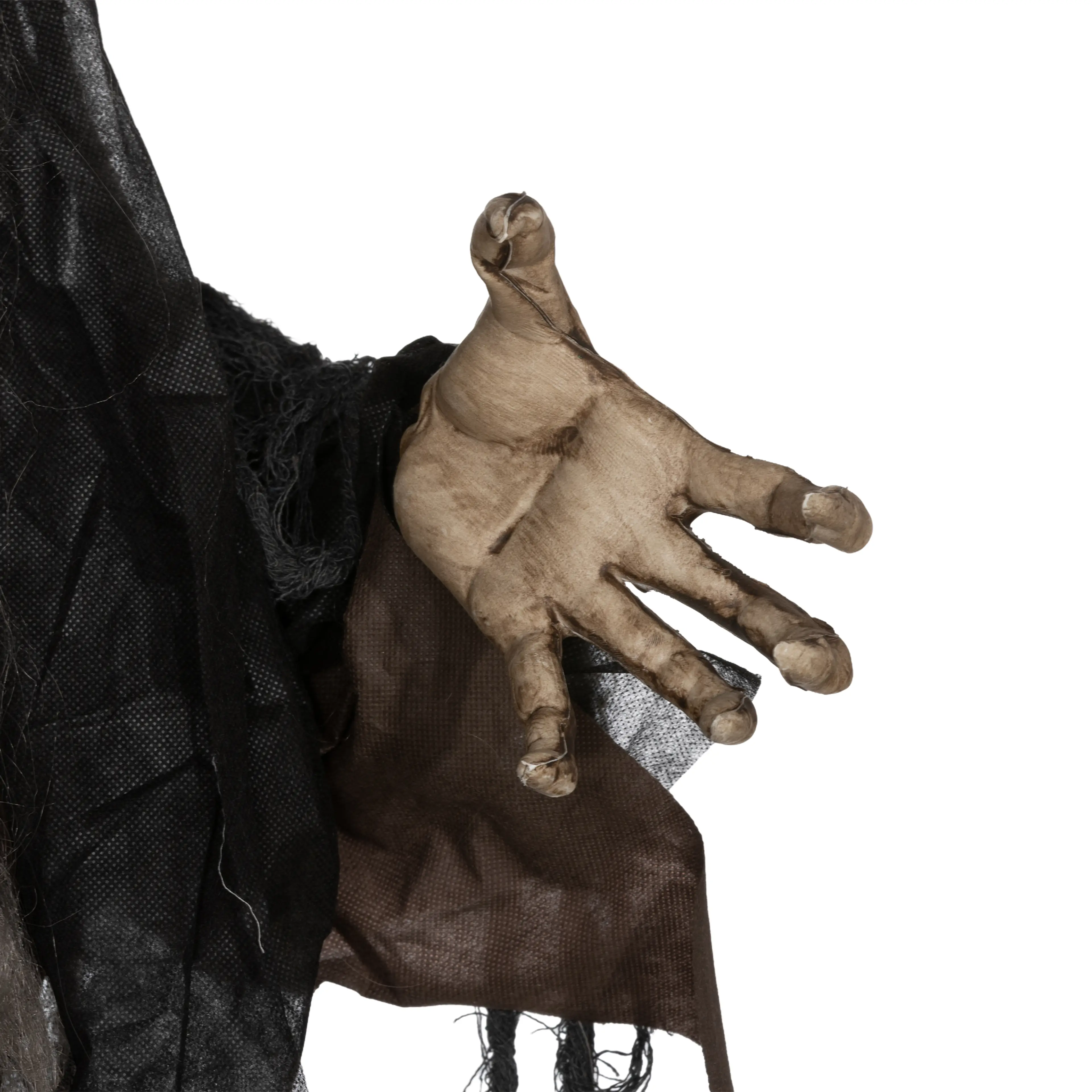 Närbild på figurens klohand