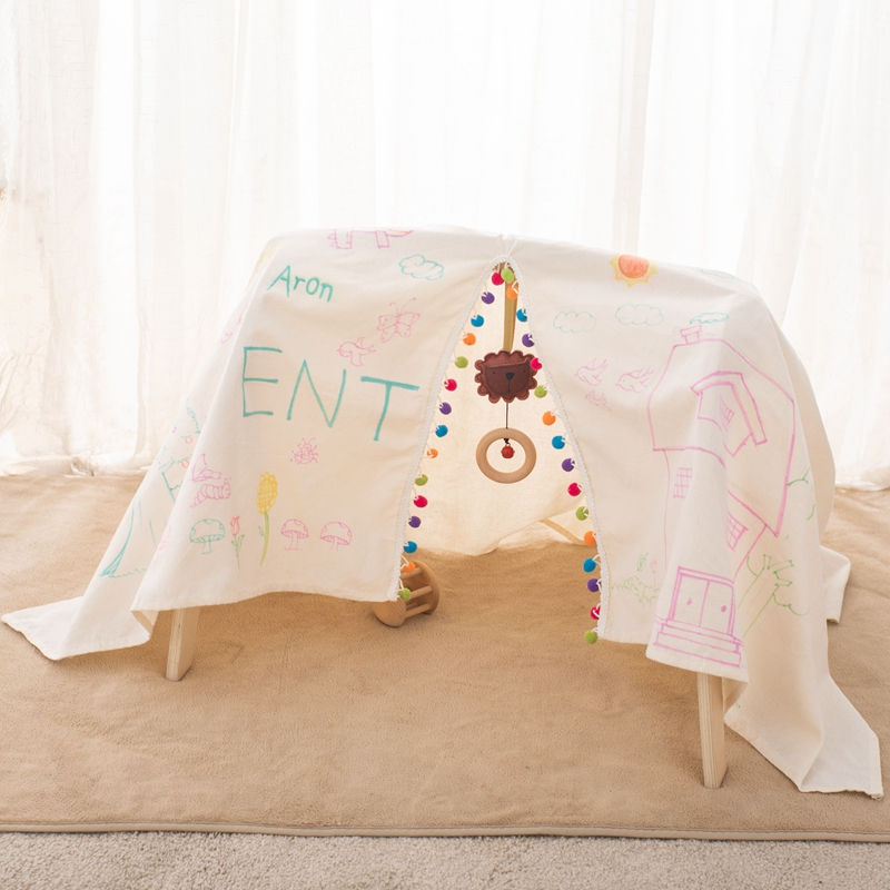 Miniatyrbild: Babygym i trä – stabil aktivitetsställning för nyfödda och småbarn