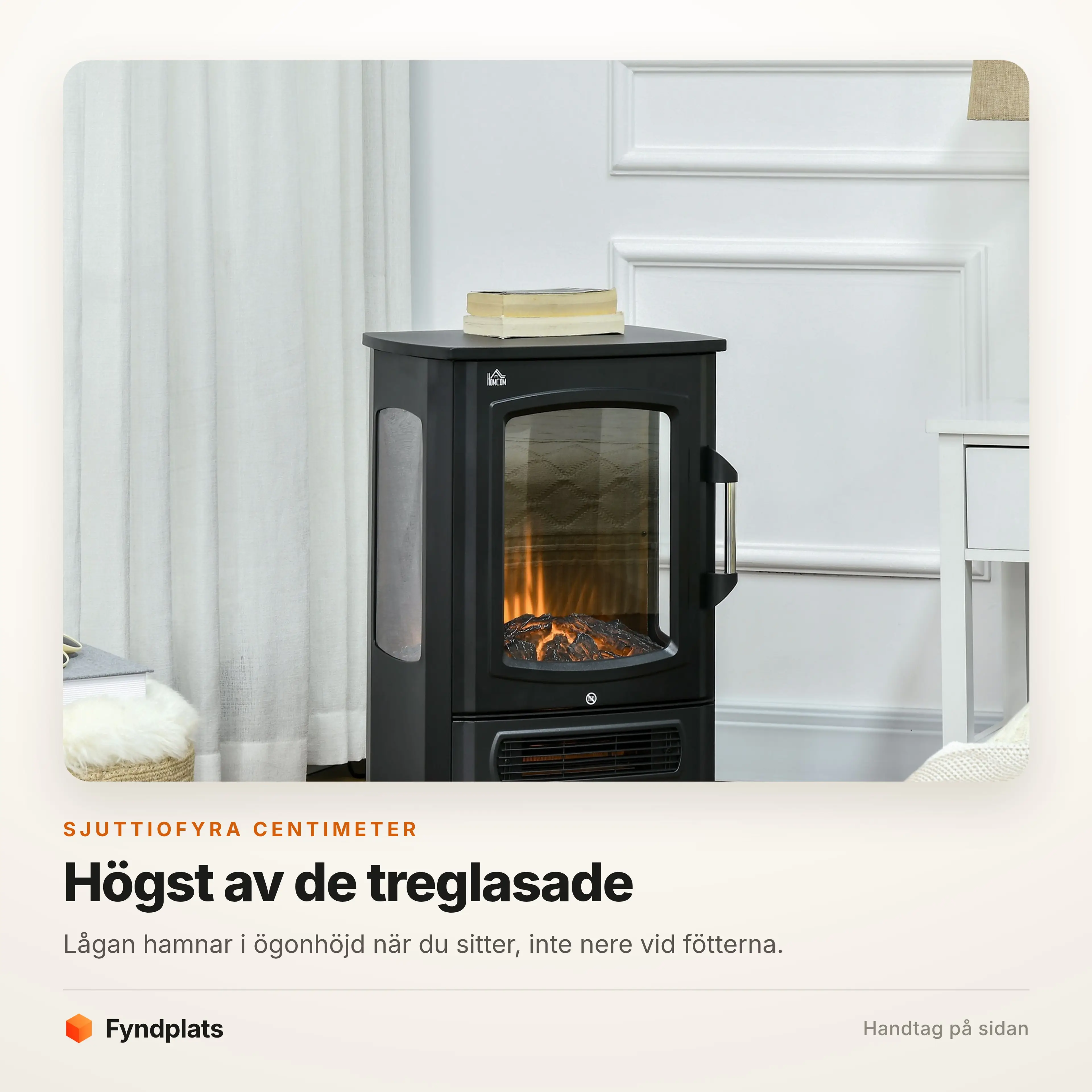 Sjuttiofyra centimeter — högst av de treglasade