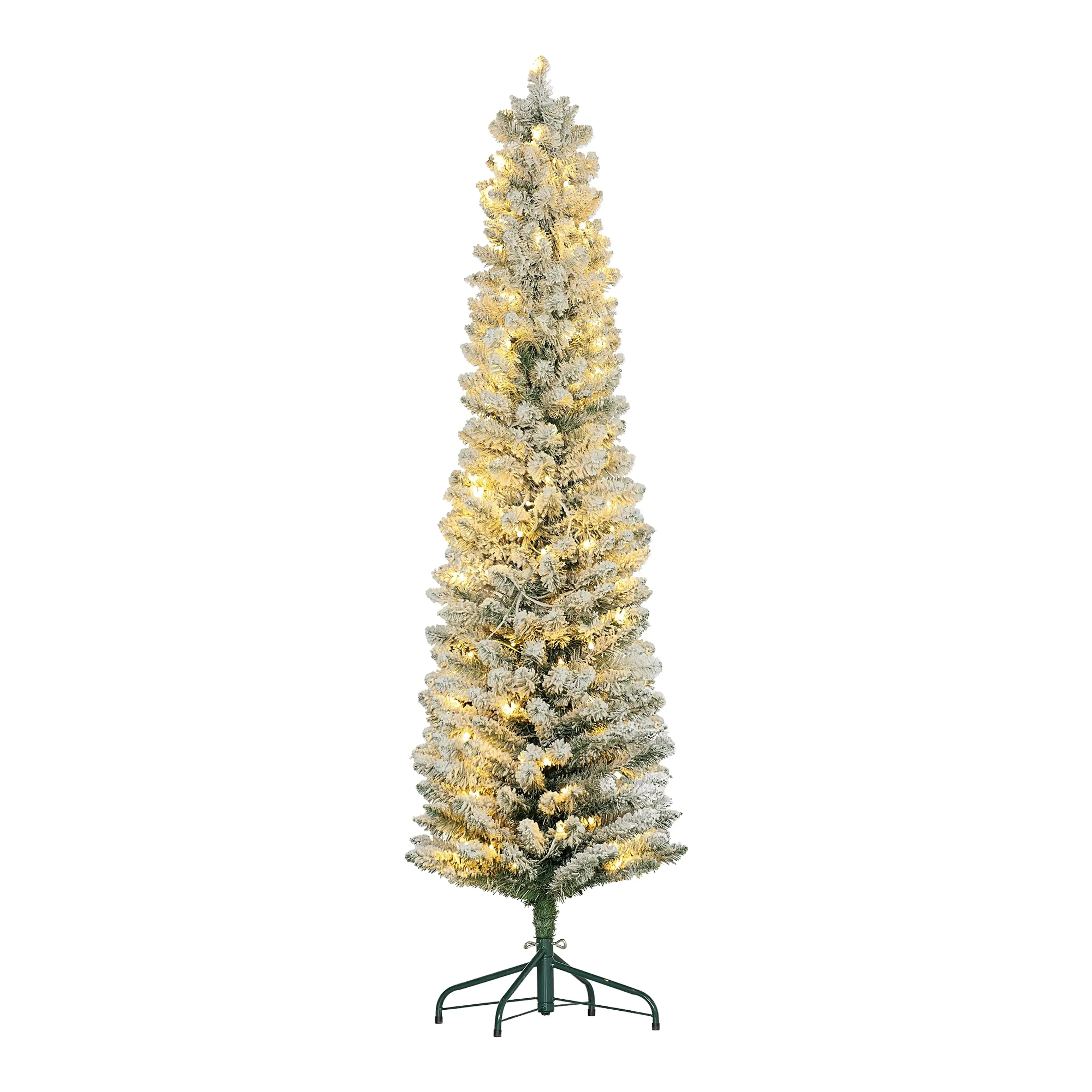 Snögran 180 cm med 150 LED – smal och förtänd