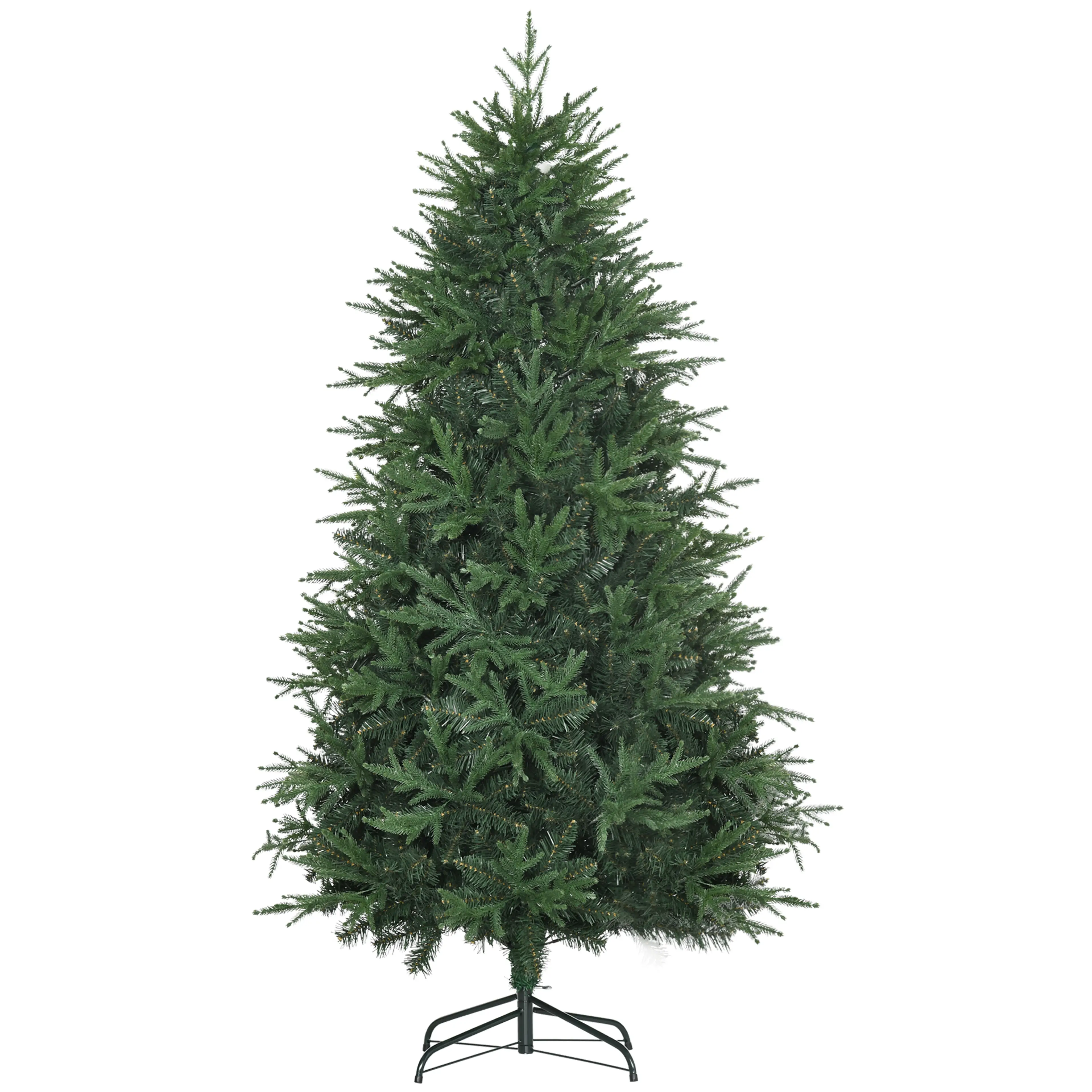 Mycket tät konstgjord julgran 180 cm med metallfot