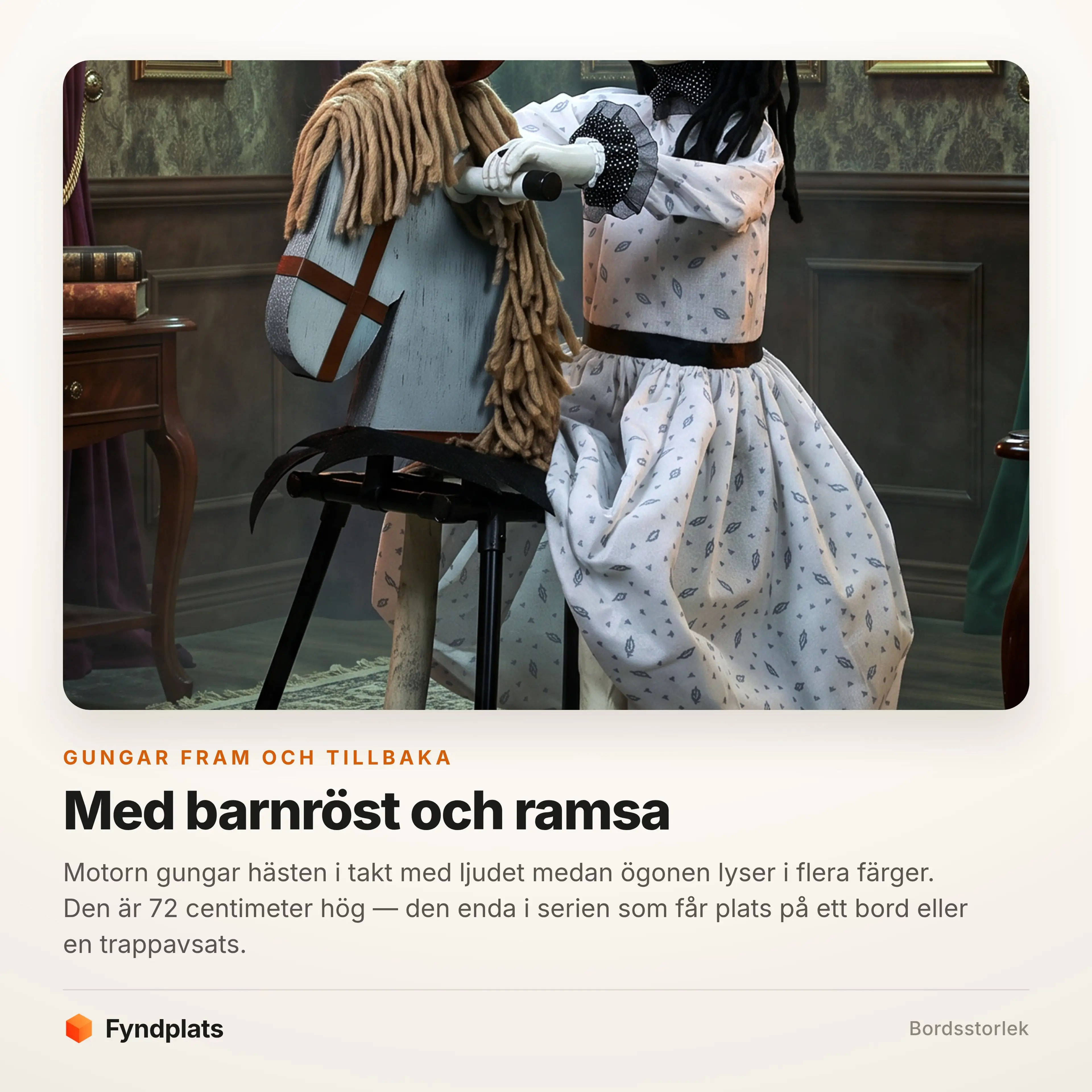 Figuren i ett viktorianskt rum med tavlor på väggen