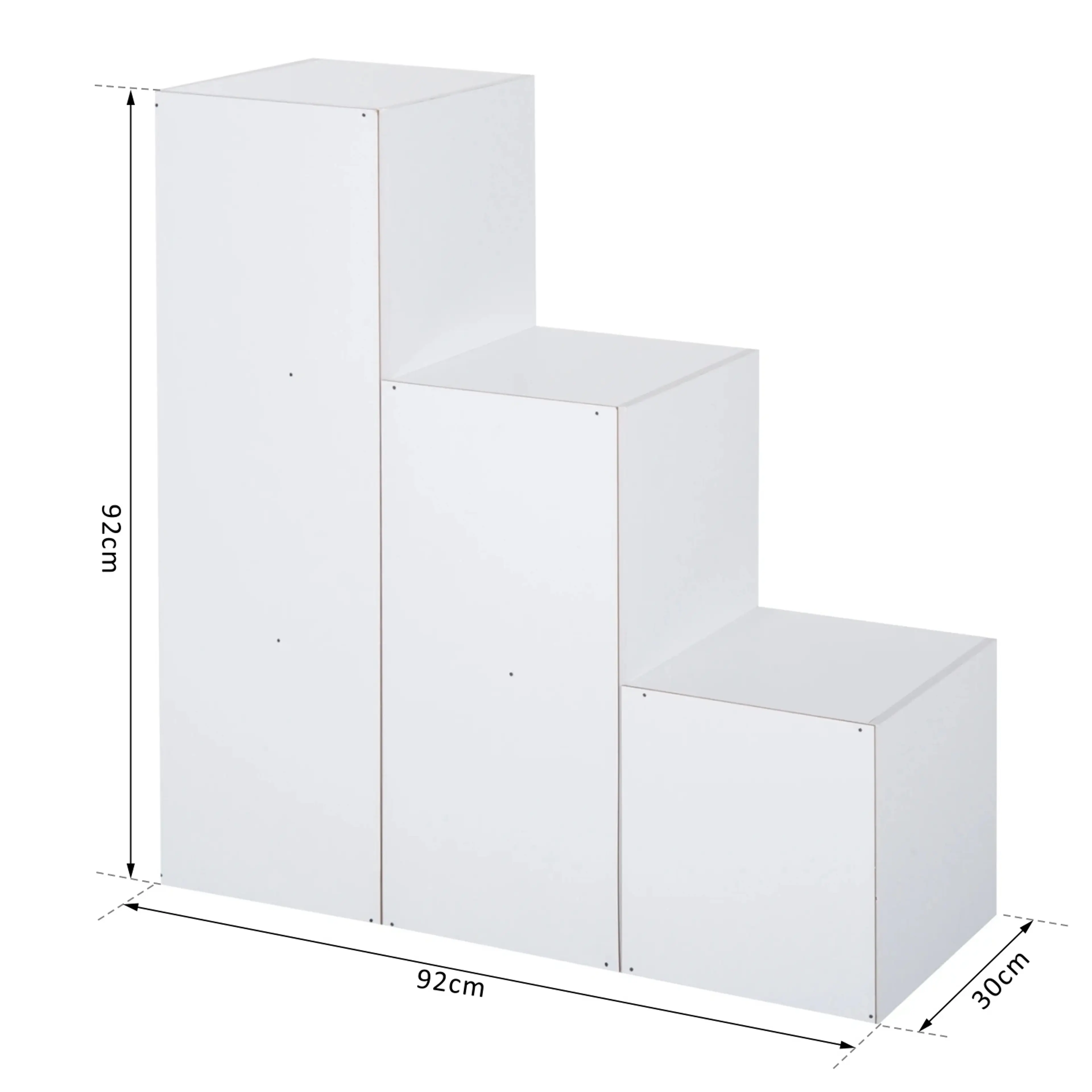 Mått: 91,5 cm bred, 91,5 cm hög och 29,5 cm djup