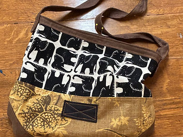 Elephant purse in progress