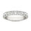 Thumbnail: 2 CTW Round Lab Grown Diamond Band 14K White Gold (G-Vs)