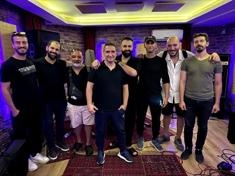Çaba · Studio recording · In the studio