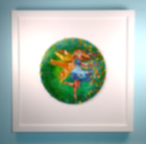 "Fairy with flowers"