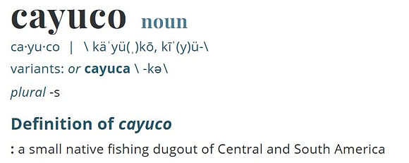 cayuco definition.JPG