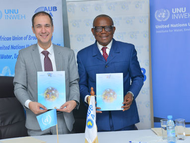 AUB and UN-INWEH Sign MoU to Launch African Centre of the Global Media Academy in Dakar