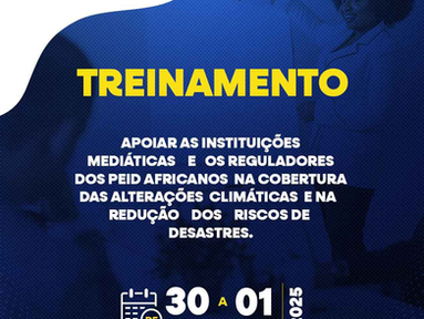 Curso de formação para jornalistas africanos lusófonos para melhorar a cobertura de questões climáticas e de catástrofes