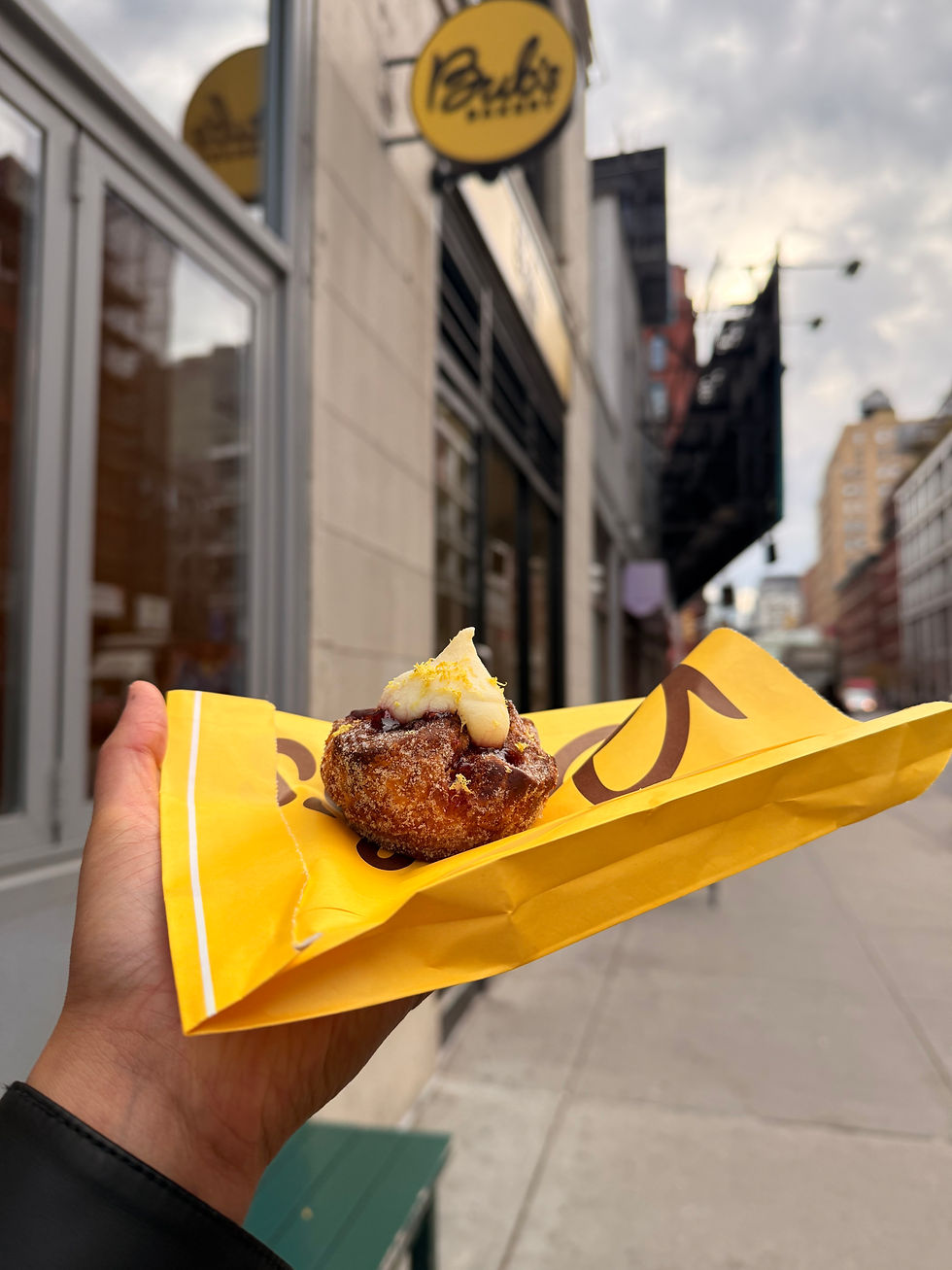 A kouign amann from bub’s bakery in new york city