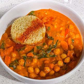 Instant Pot Red Pepper Chickpea Curry