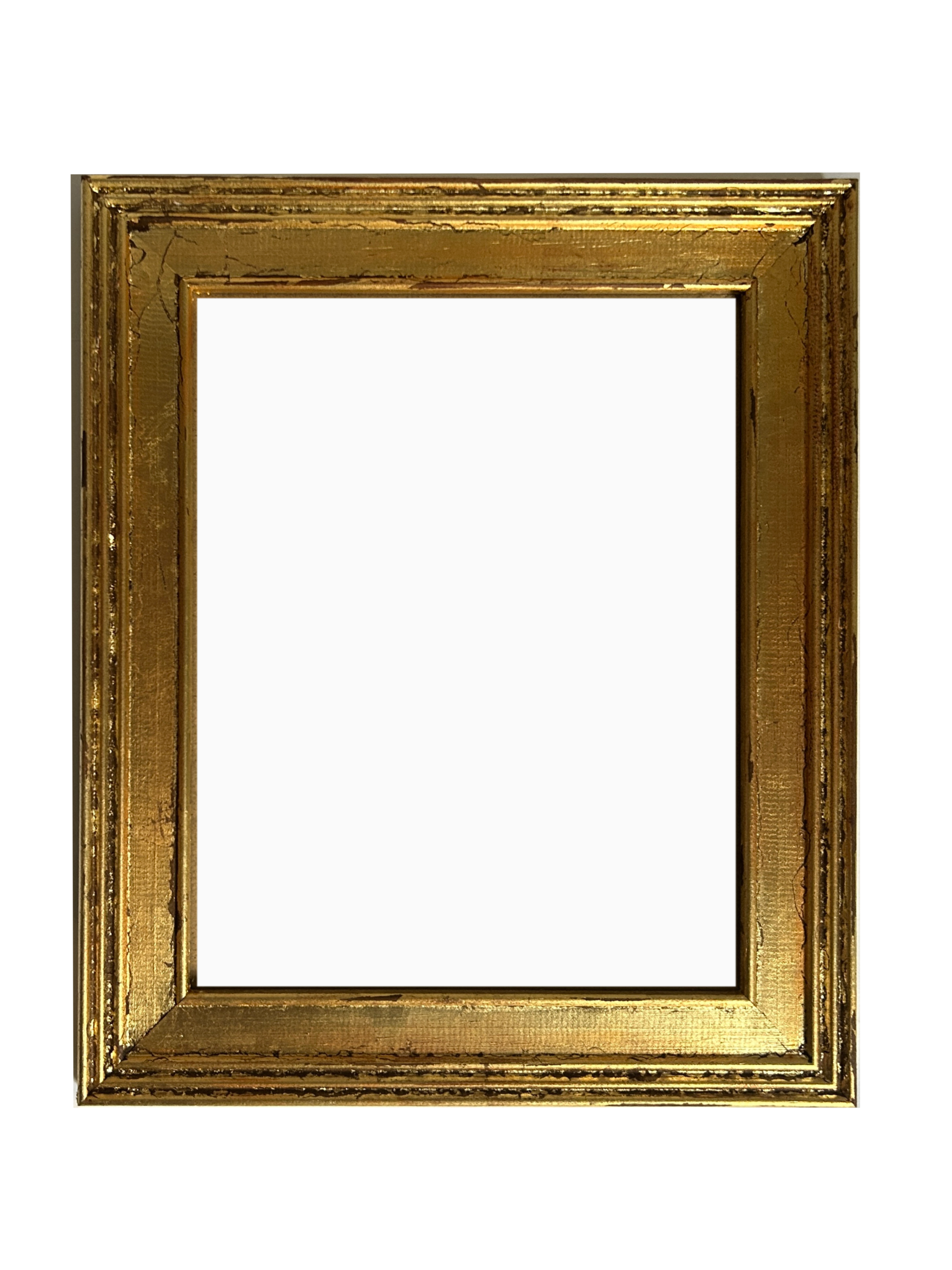 Antique-Style Gold Wooden Picture Frame