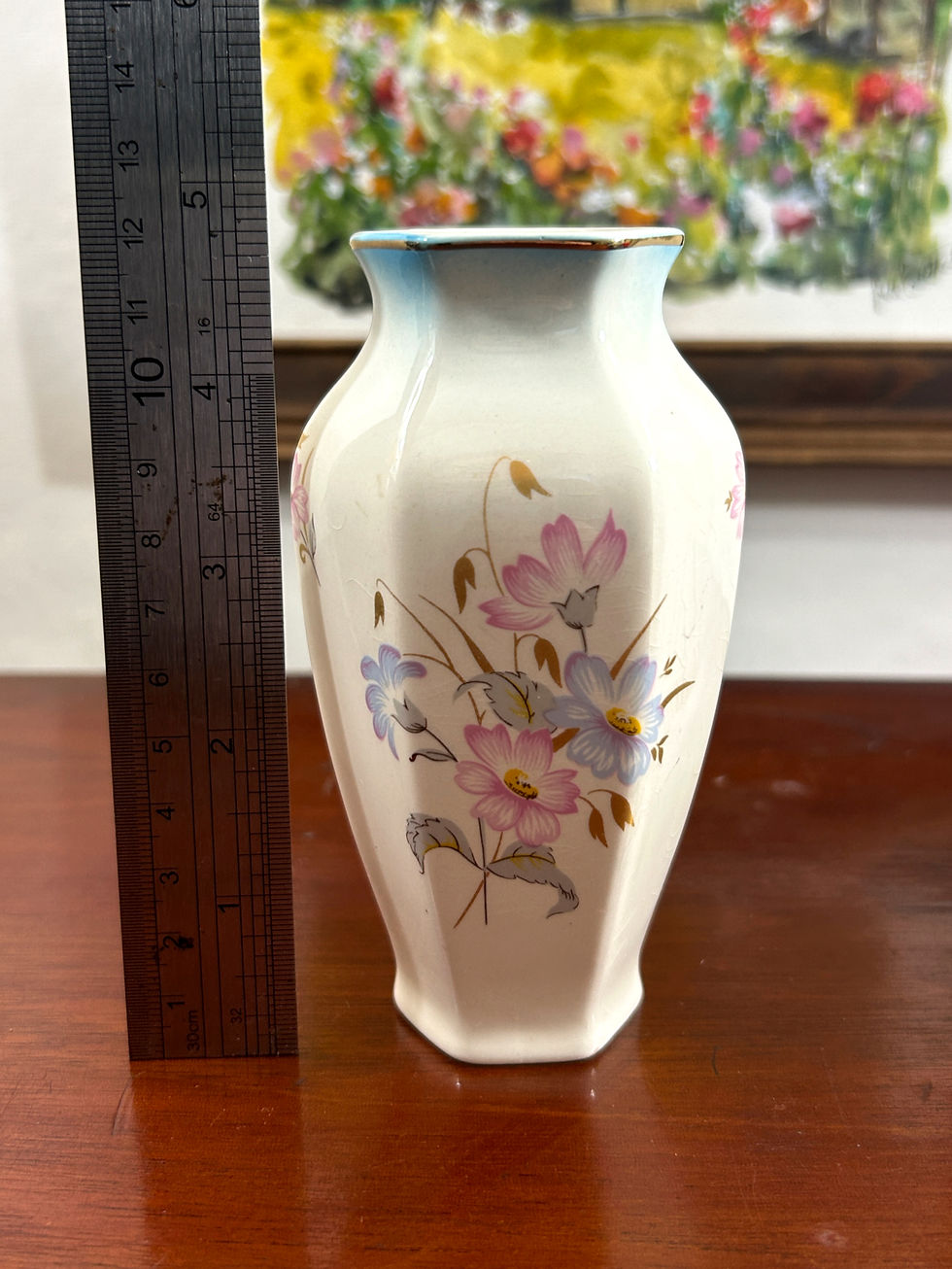 Thumbnail: Palissy Royal Worcester cottage style bud vase