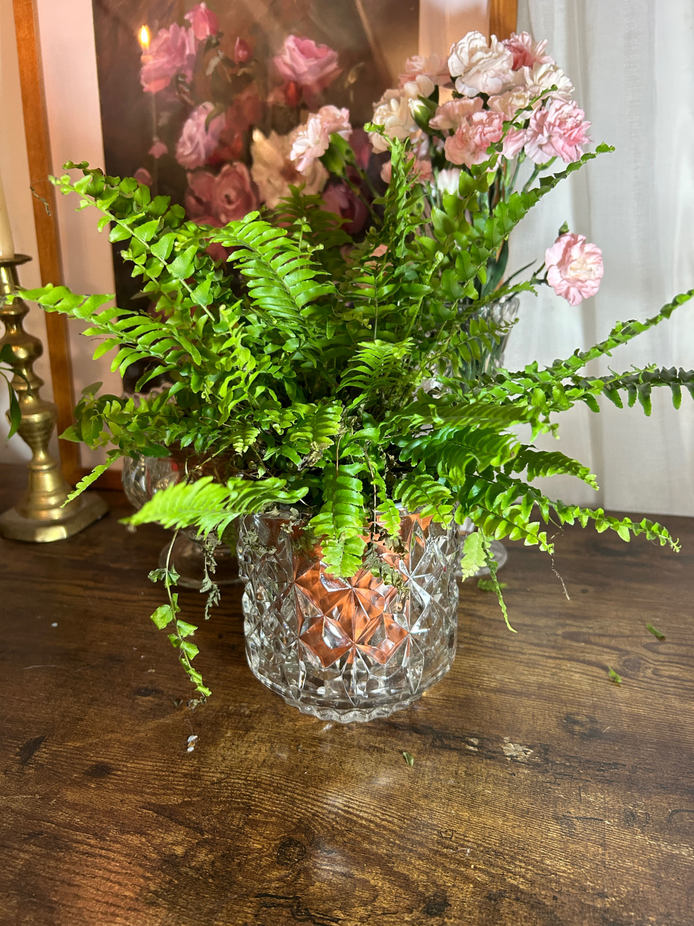 Glass Crystal-Style Vase/Planter/Small Ice Bucket – Luxury in Every Detail