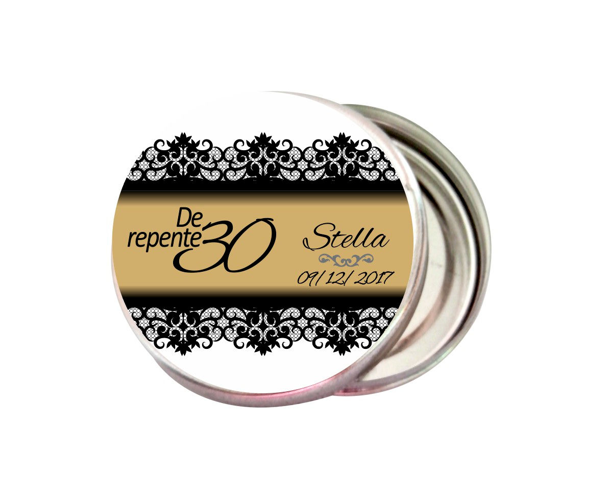 13 Latinha 5x1 lembrancinha personalizada - Aniversario de repente 30 anos