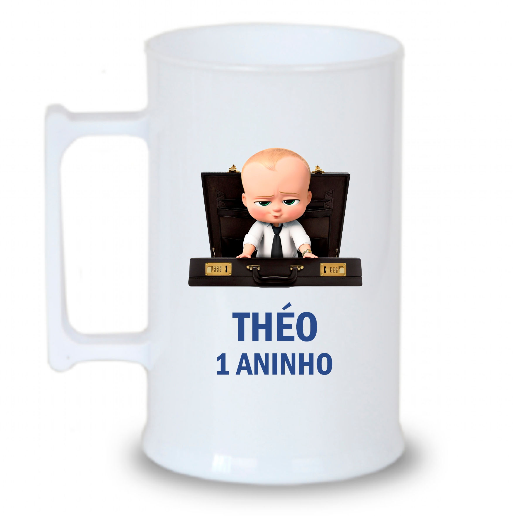 10 Caneca de Chopp 300ml Personalizada - Poderoso chefinho