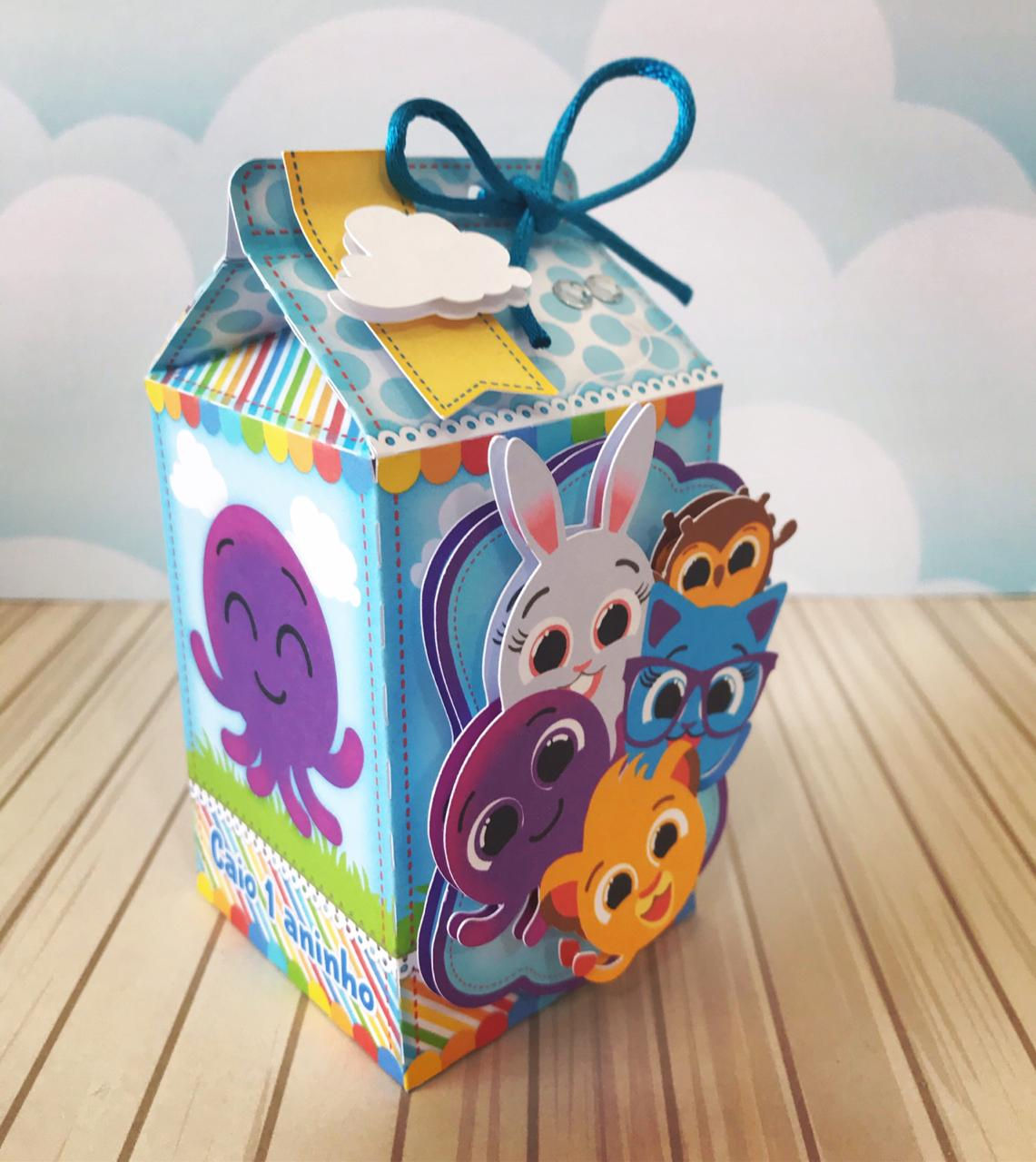 Caixa Milk / leite personalizado -Bolofofo